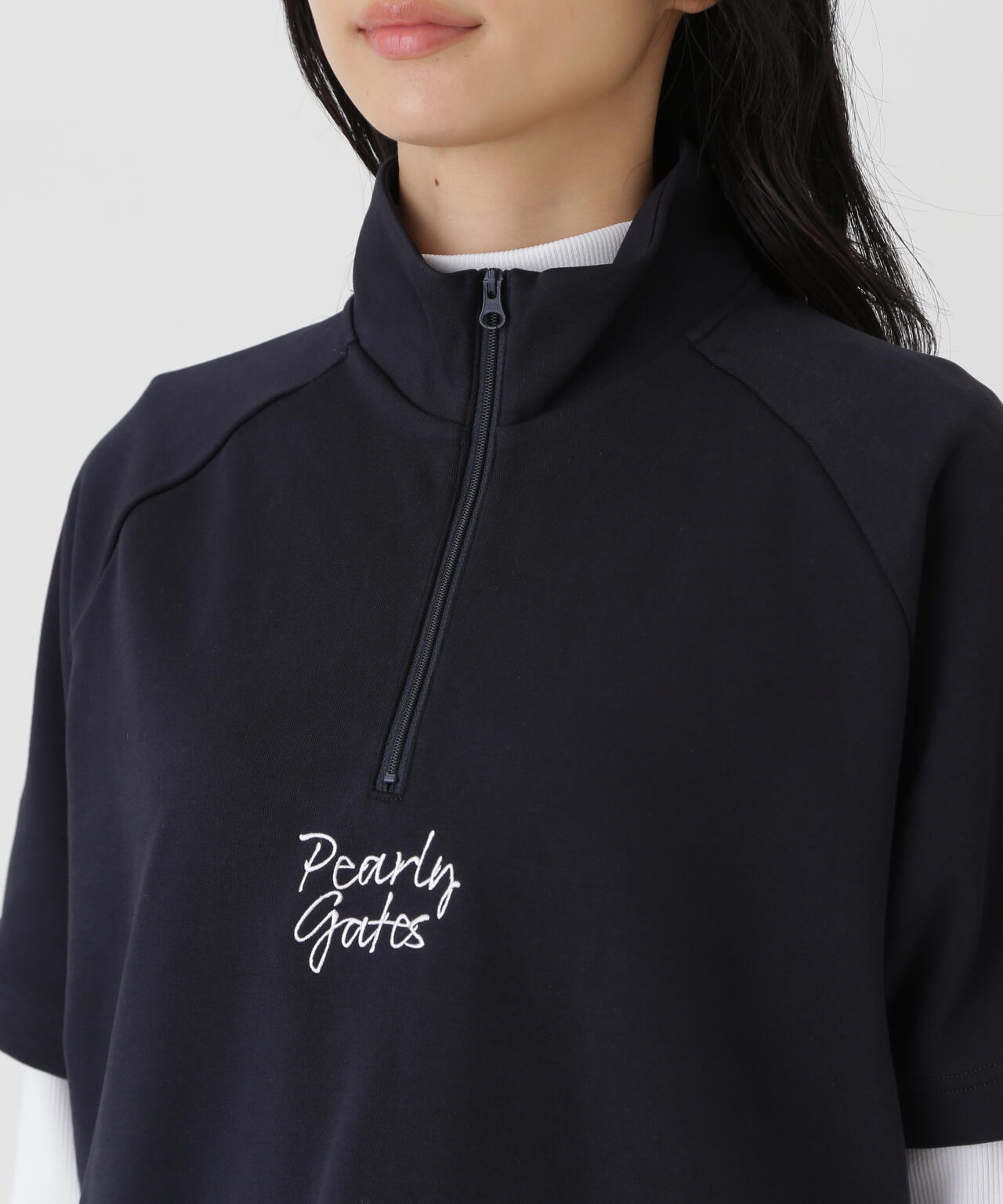 PEARLYGATES×Colantotte] TC裏毛ハーフジップ (WOMENS) | PEARLY GATES