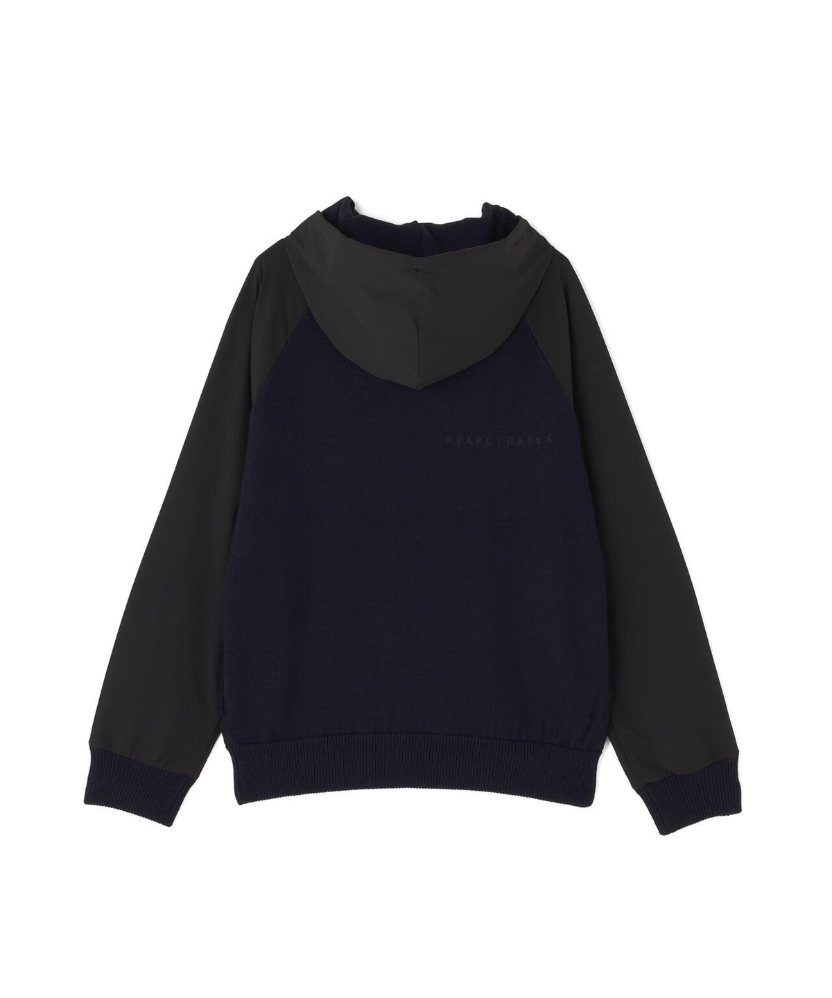 合繊ドッキングニットフーディプルオーバー (WOMENS)