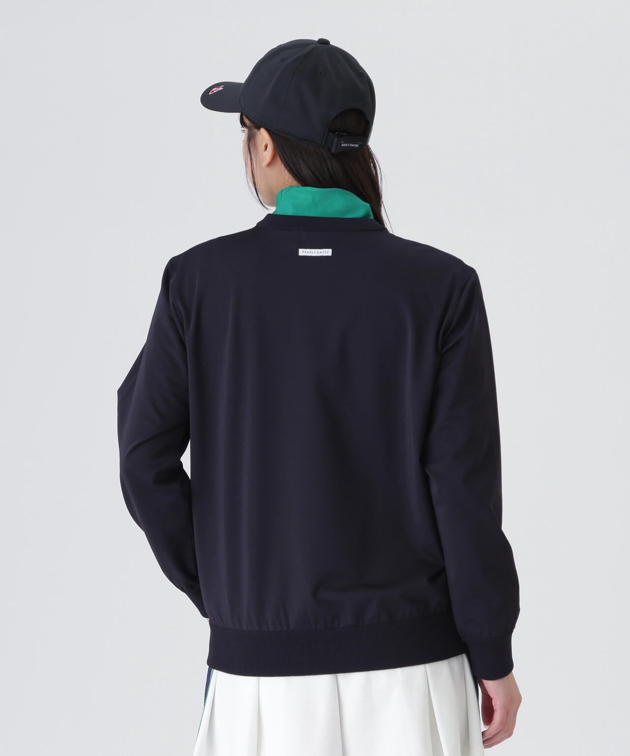 Pyヤーンベア天竺クルーネックニットプルオーバー (WOMENS) | PEARLY