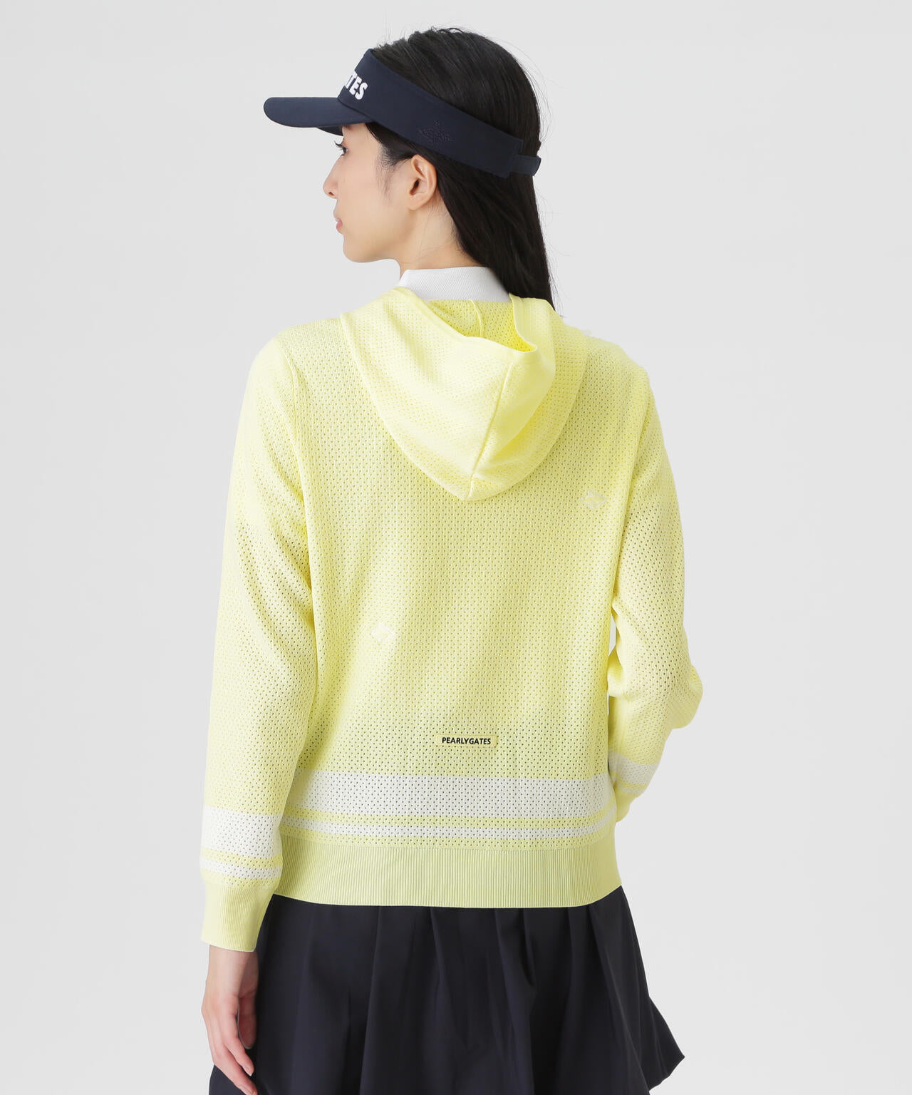 12Gフルジップニットフーディ ＜メッシュ柄＞ (WOMENS) | PEARLY GATES