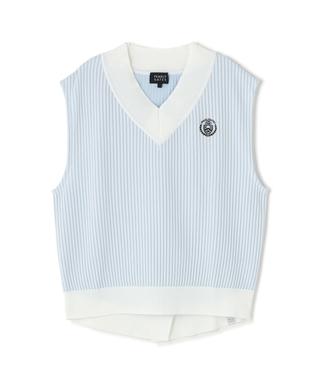 14GWJQ針抜きVネックニットベスト (WOMENS)
