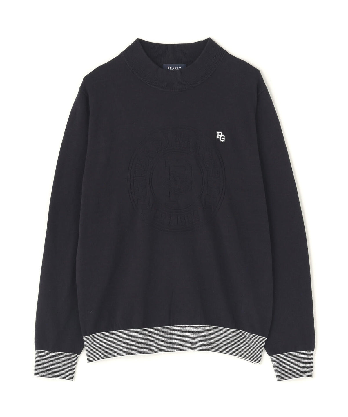 14G天竺カシミヤタッチモックネックニットプルオーバー (WOMENS)