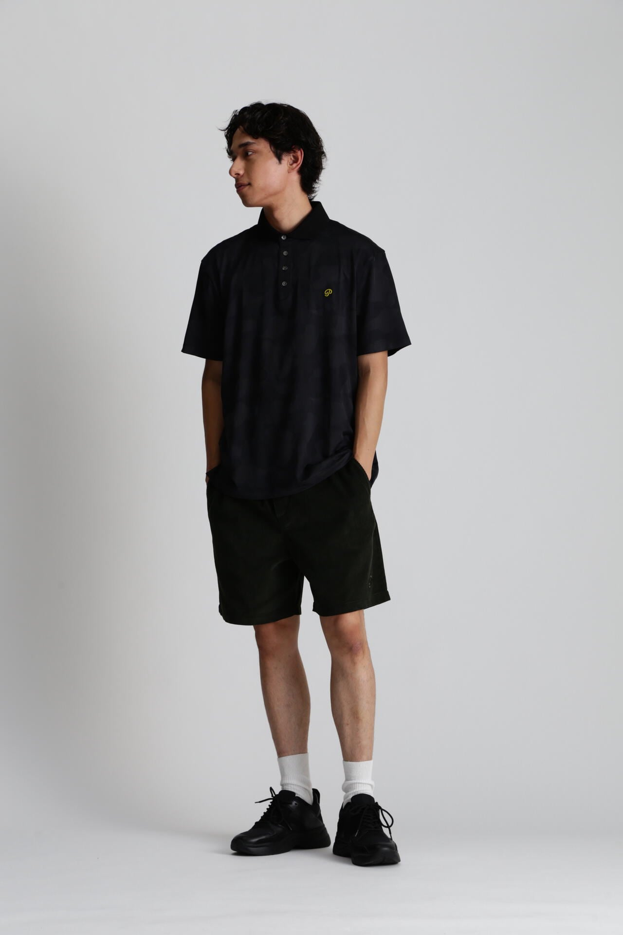 Public Drip】アスリート ジャガード カモ ポロシャツ | Awesome Golf