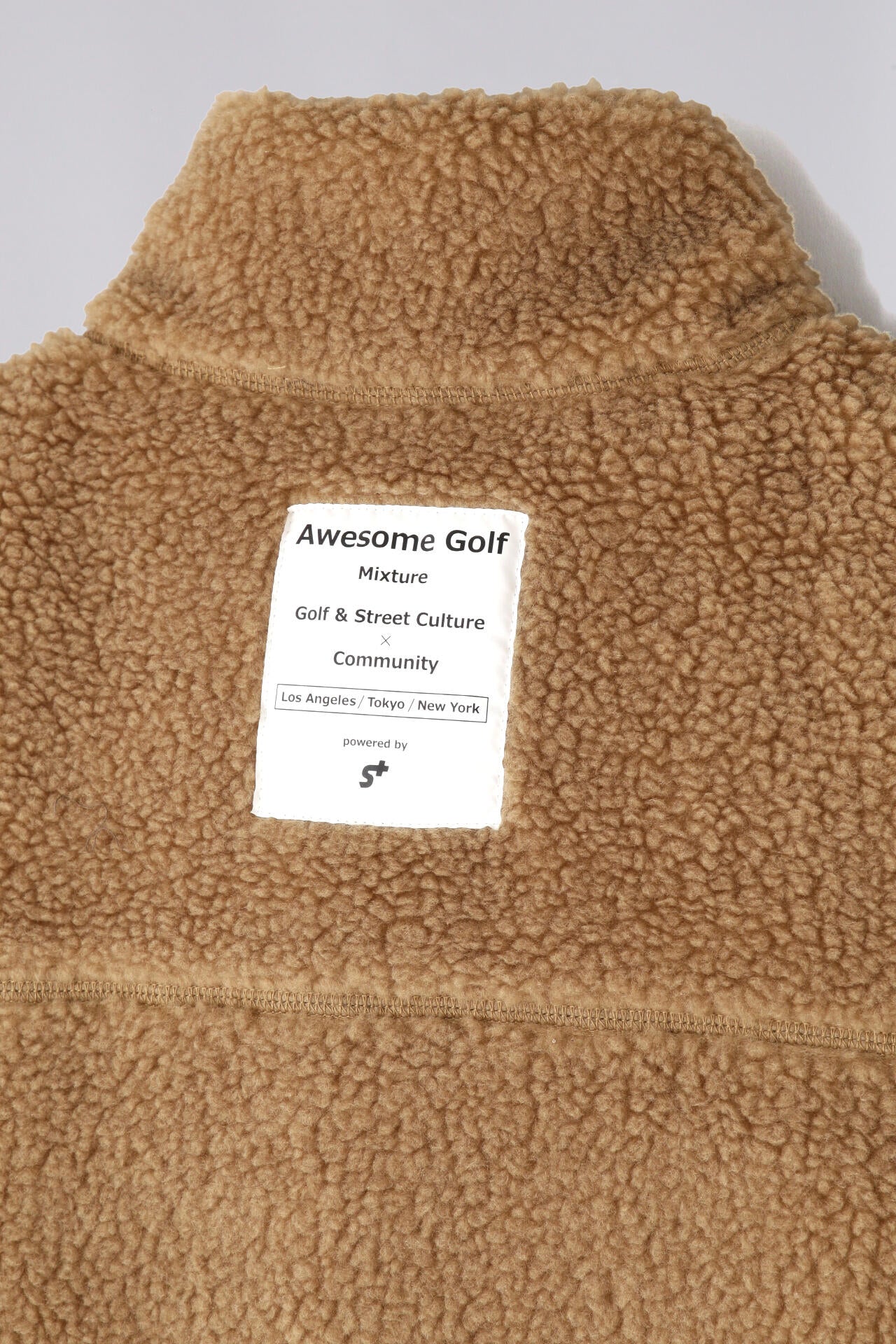 S＋(エスプラス)】リバーシブルボアベスト | Awesome Golf（オーサム