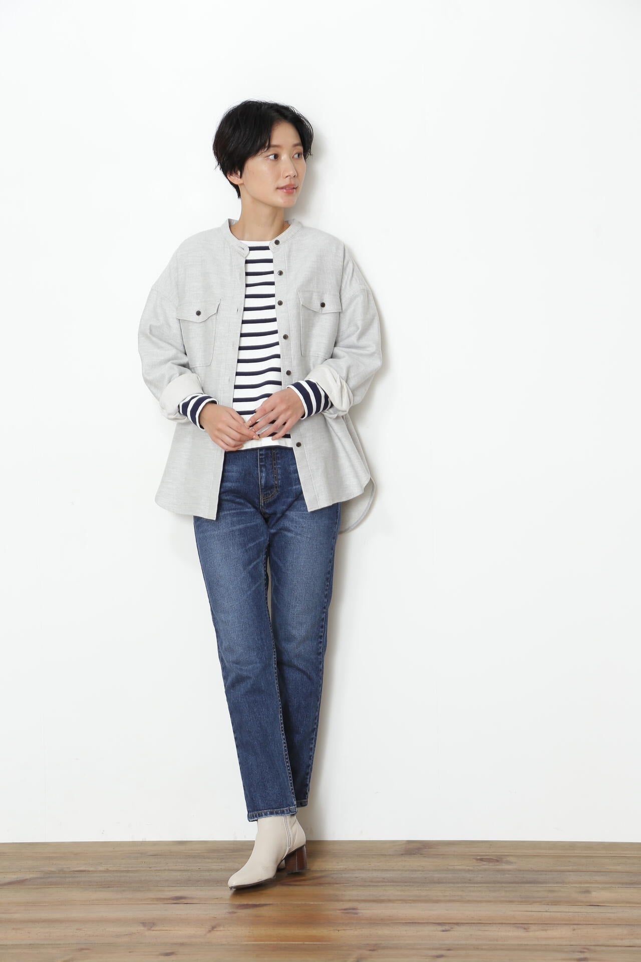スリムストレートデニム