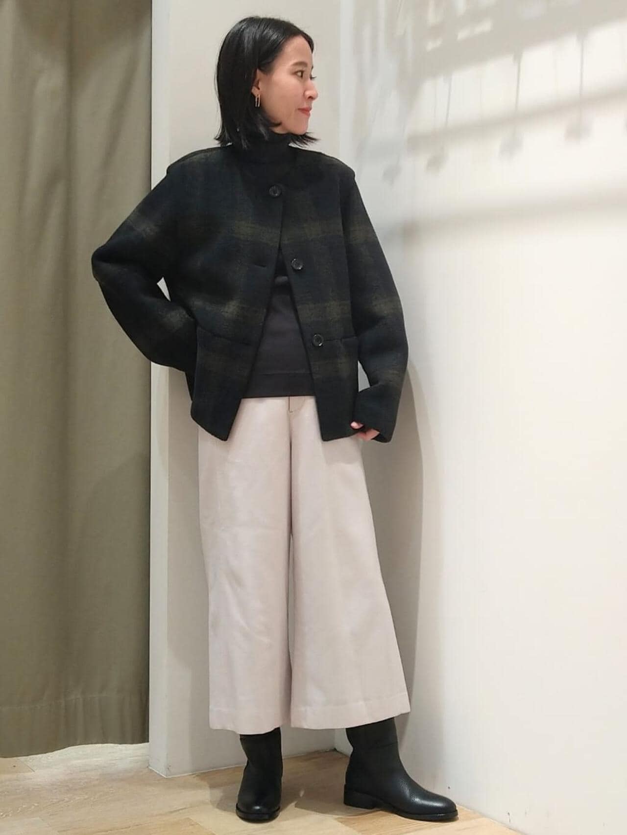 セミ梳毛ツイルパンツ（オフィシャルサイト限定”丈長めあり”）