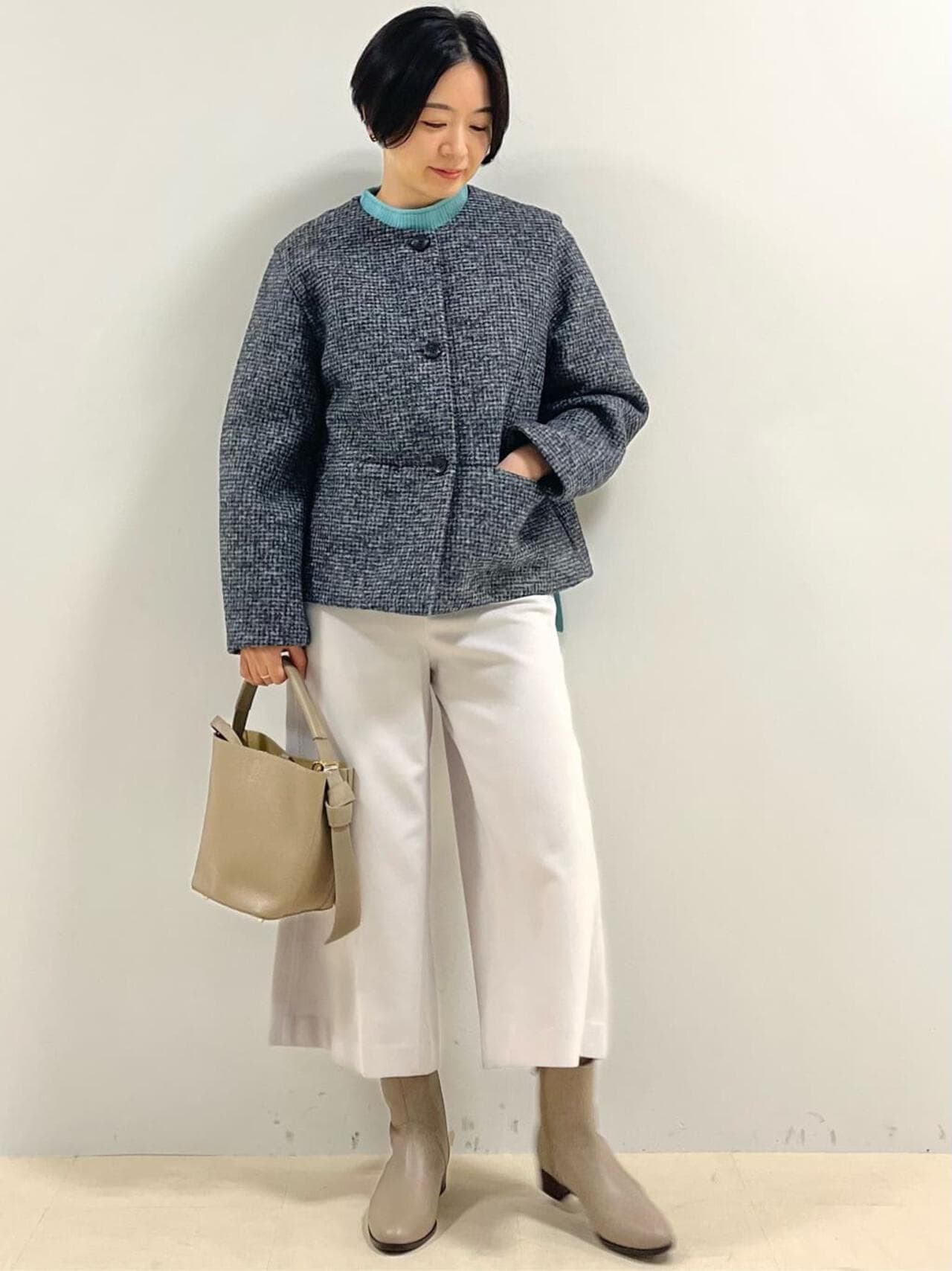 セミ梳毛ツイルパンツ（オフィシャルサイト限定”丈長めあり”）