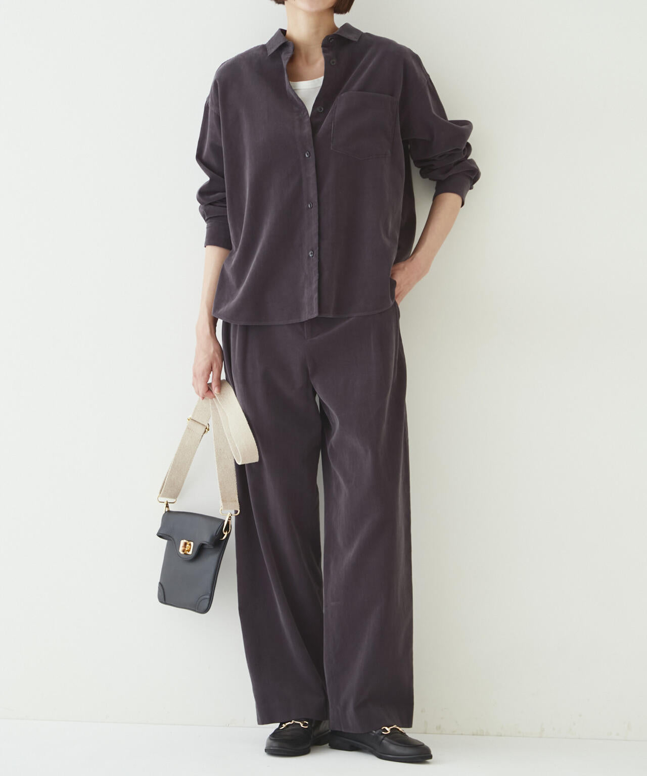 エアーコールセミワイドパンツ（オフィシャルサイト限定”丈長めあり”）