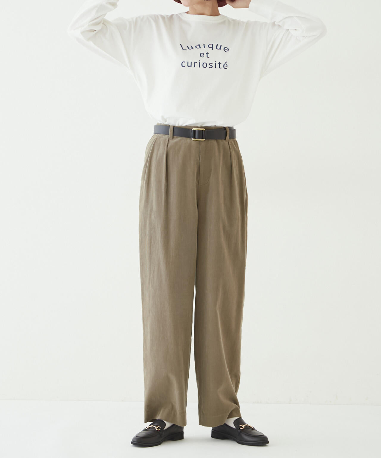 エアーコールセミワイドパンツ（オフィシャルサイト限定”丈長めあり”）