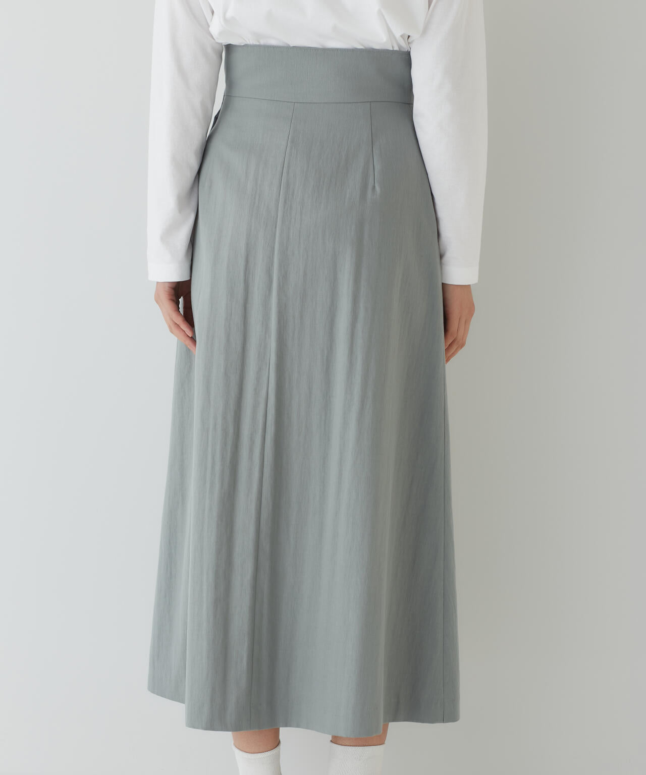 【WEB限定サイズ】ウエスト折り返しフレアスカート