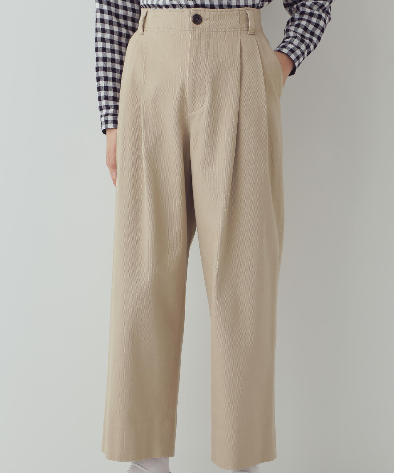 【WEB限定サイズ】ワイドテーパードチノパンツ