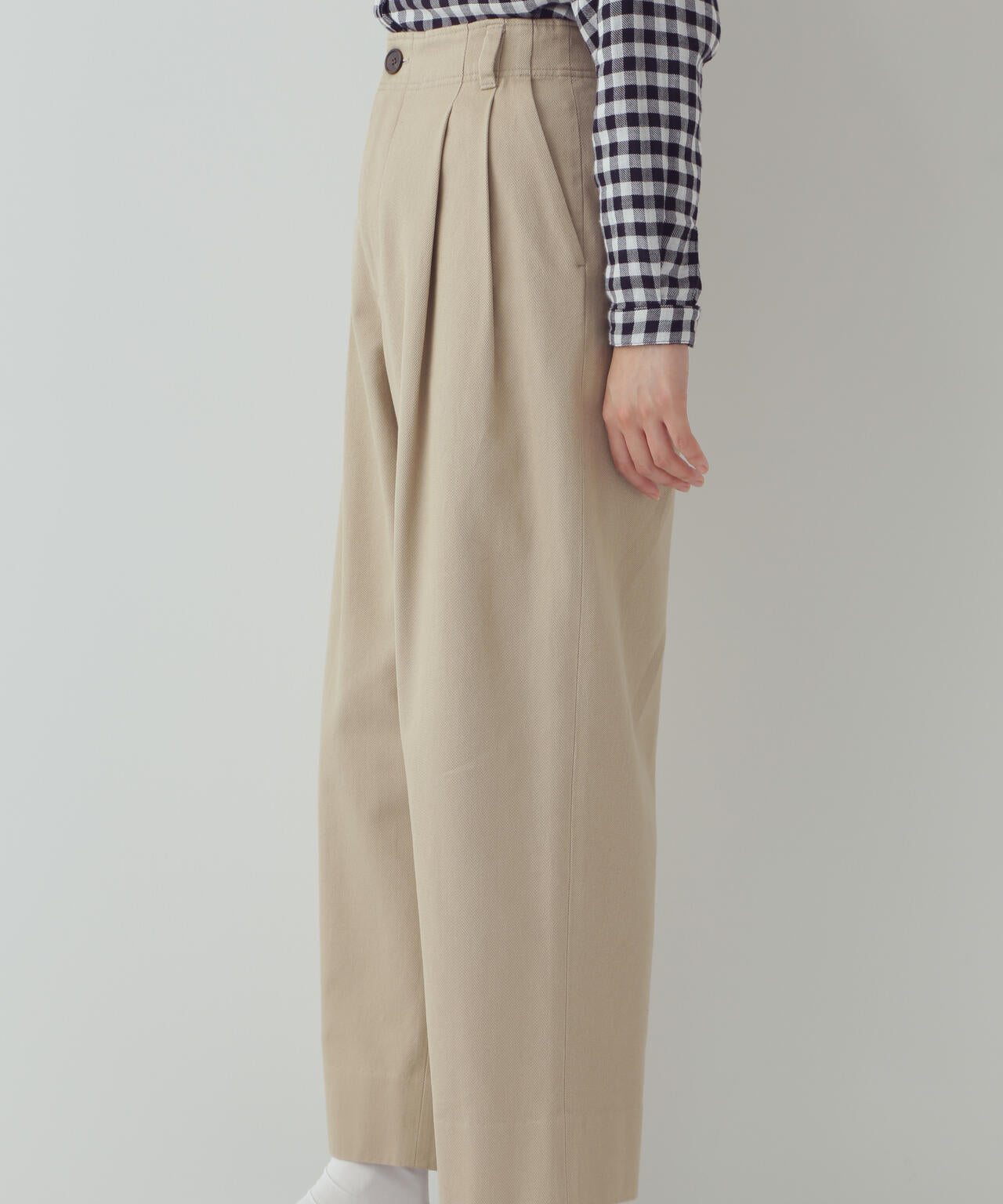 【WEB限定サイズ】ワイドテーパードチノパンツ