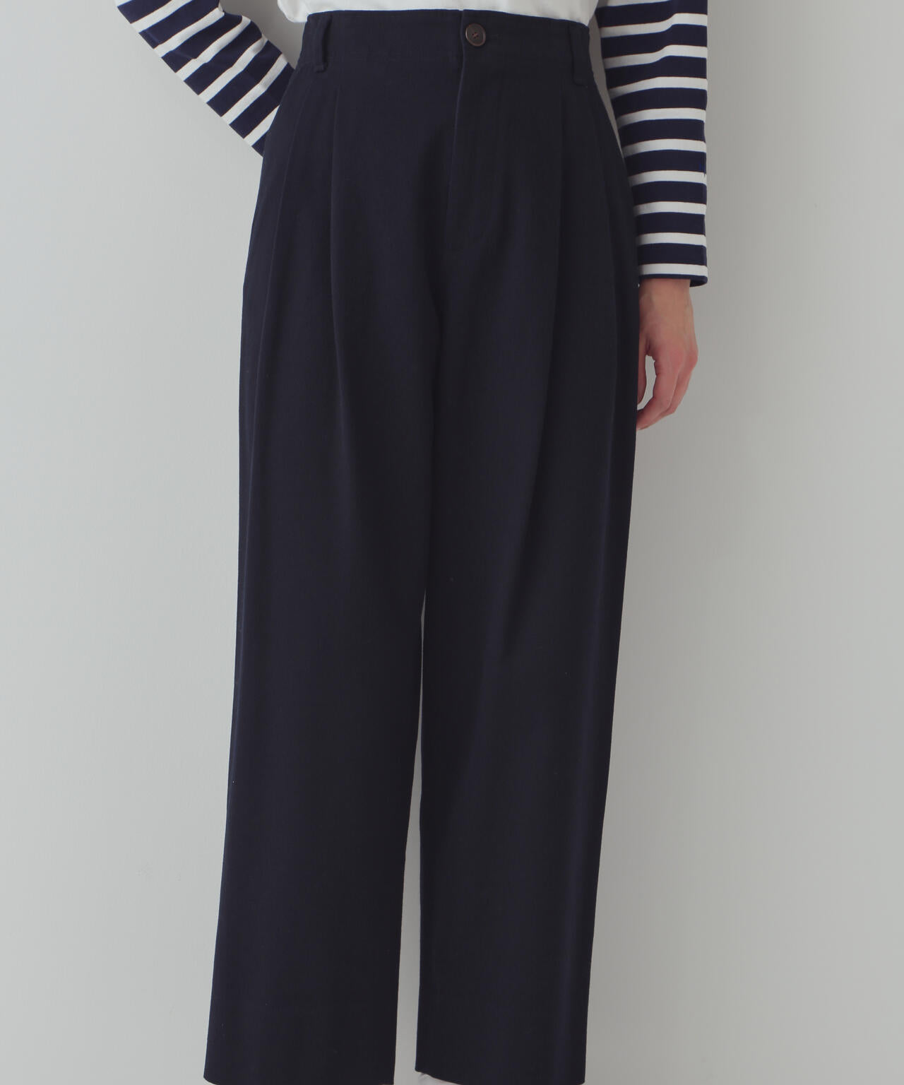 【WEB限定サイズ】ワイドテーパードチノパンツ