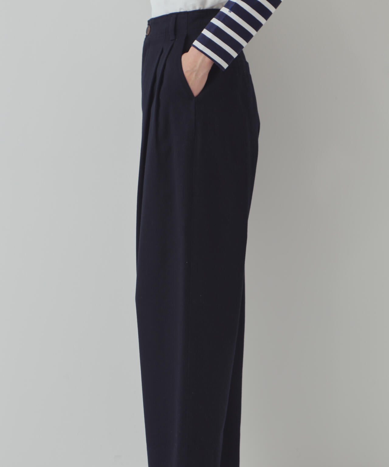 【WEB限定サイズ】ワイドテーパードチノパンツ