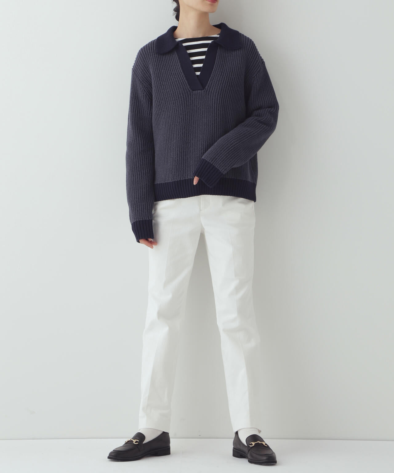 【WEB限定サイズ】スッキリ細身フレアパンツ