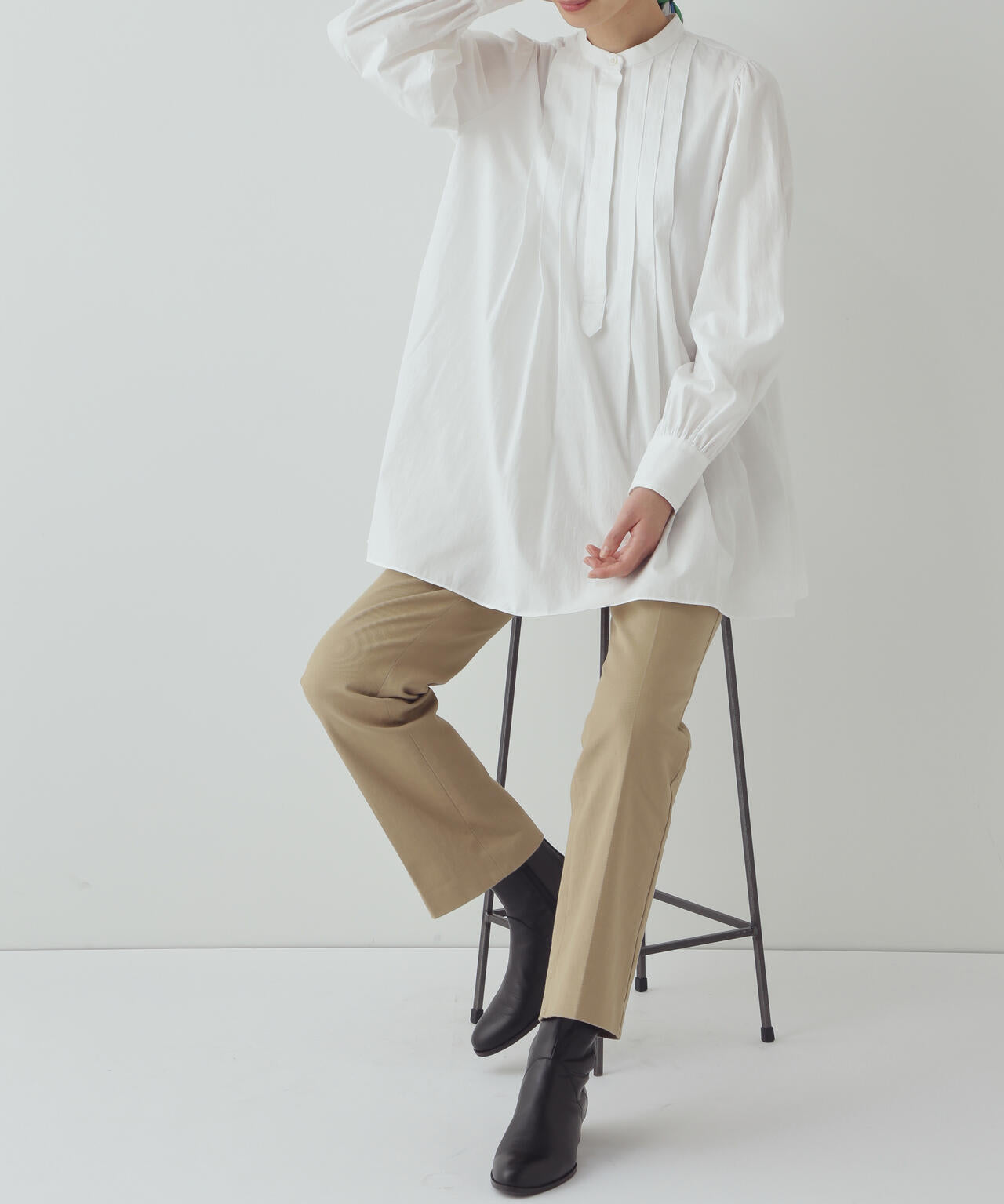 【WEB限定サイズ】スッキリ細身フレアパンツ