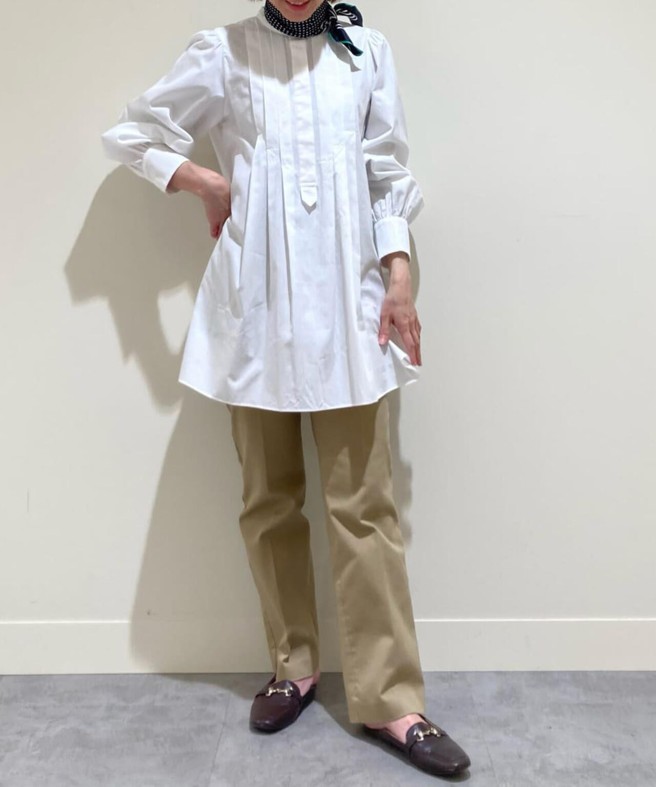 【WEB限定サイズ】スッキリ細身フレアパンツ