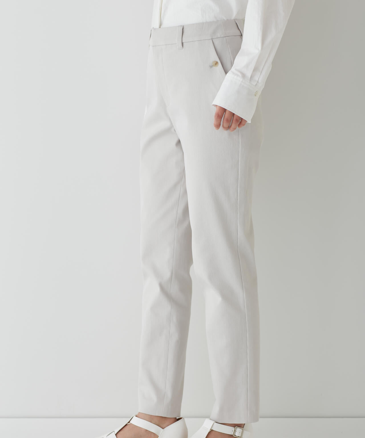 ピケストレッチパンツ（オフィシャルサイト限定”丈長めあり”）