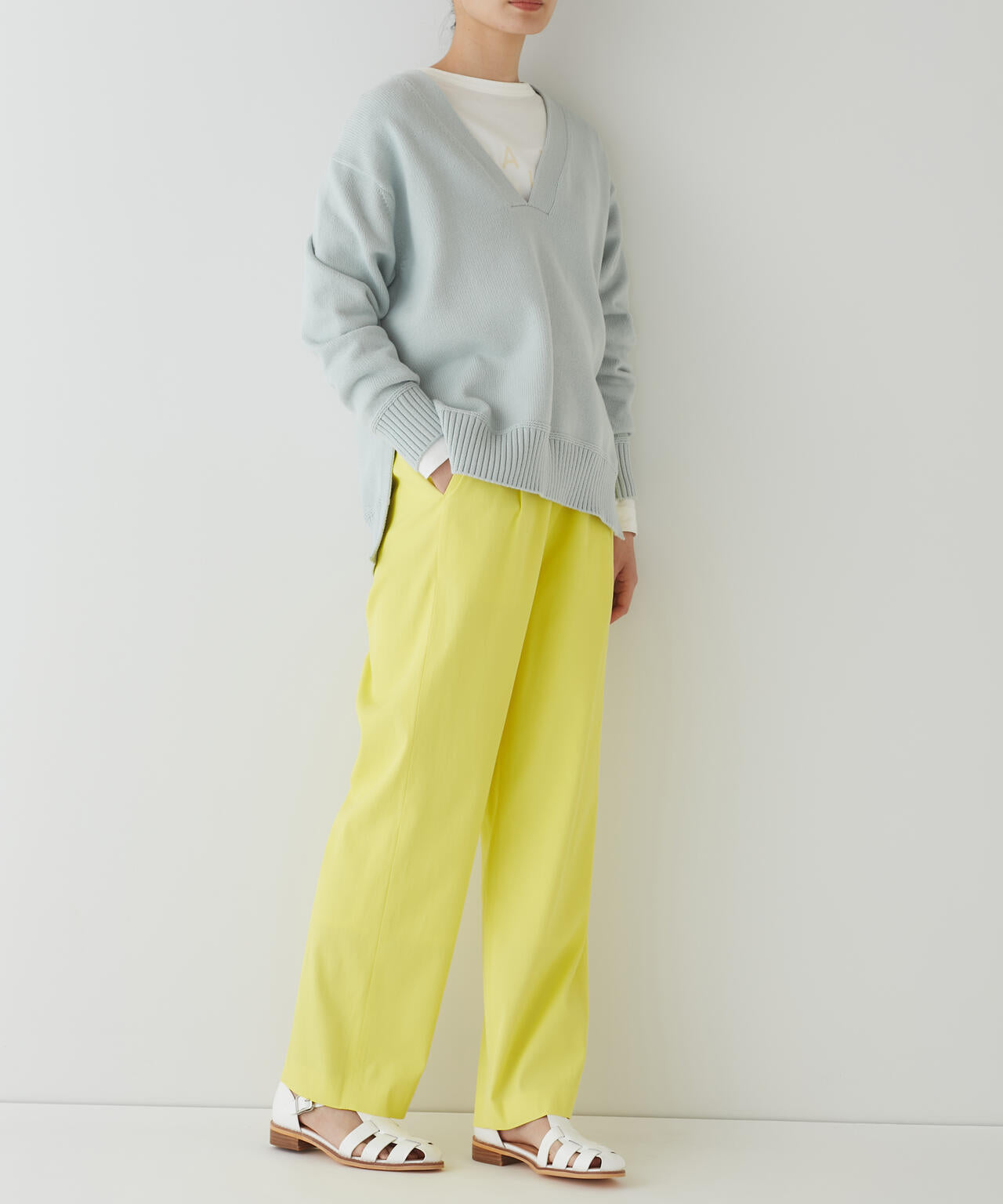 【WEB限定サイズ】Ｗゴムリラックスパンツ