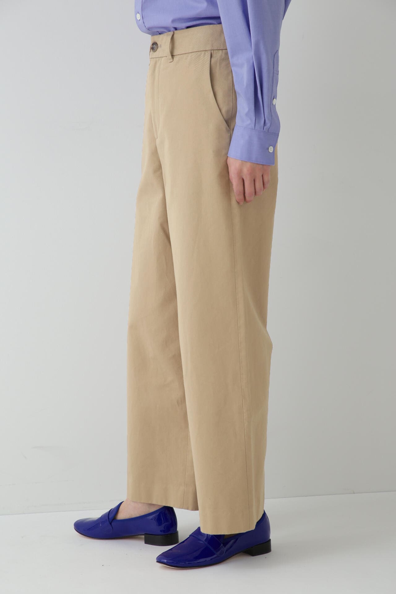 新品ヒューマンウーマン甘撚コットンチノパンツ サイズ　Xスモール 甘撚コットンチノパンツ | human woman（ヒューマンウーマン