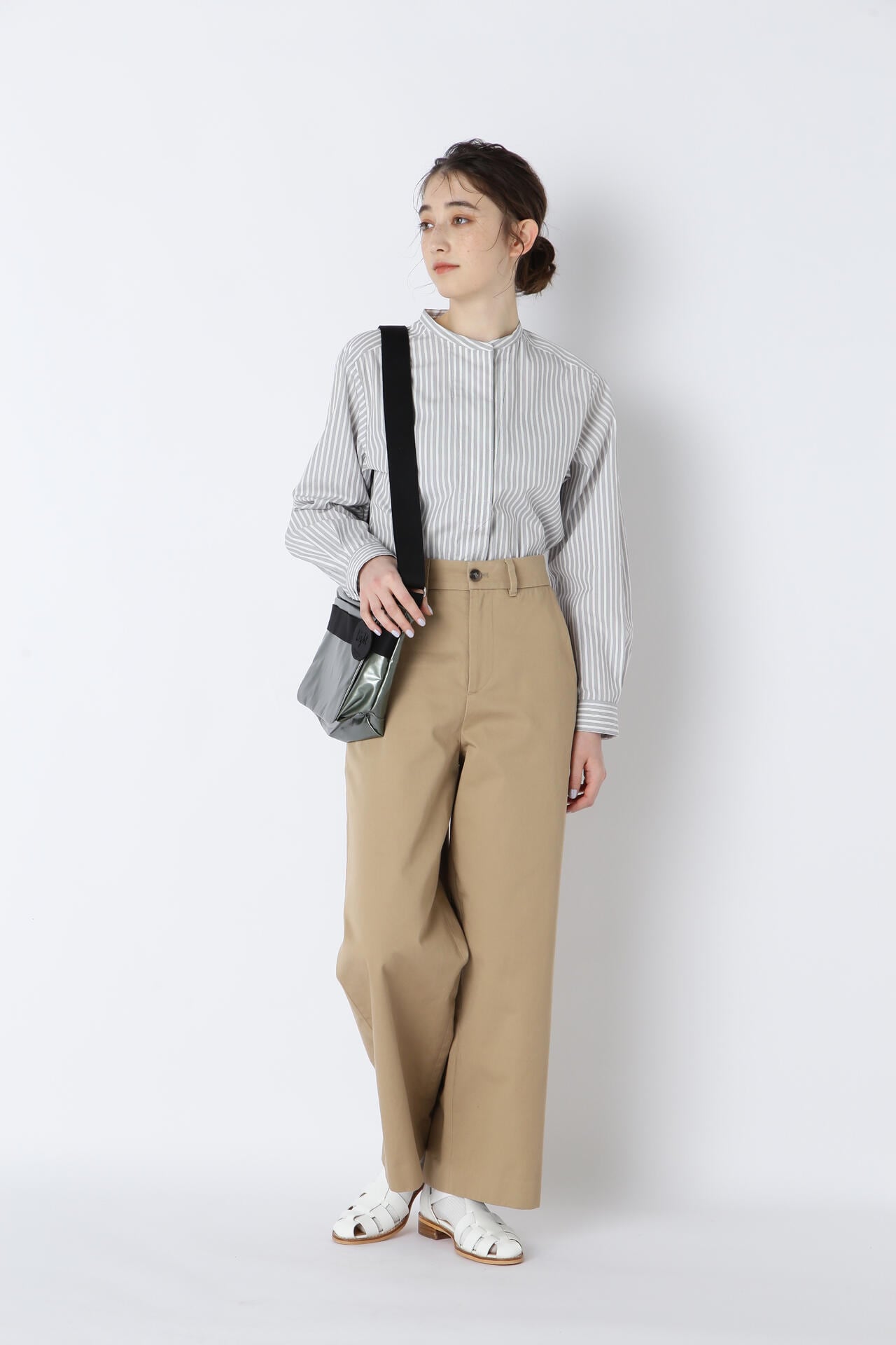 甘撚コットンチノパンツ | human woman（ヒューマンウーマン