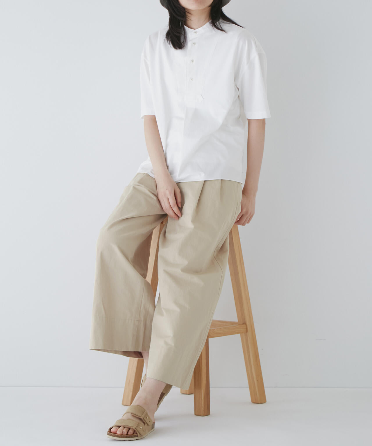 ヒューマンウーマン（HUMAN WOMAN）/◆ウエストドロストワイドパンツ ウエストドロストワイドパンツ | human woman（ヒューマンウーマン