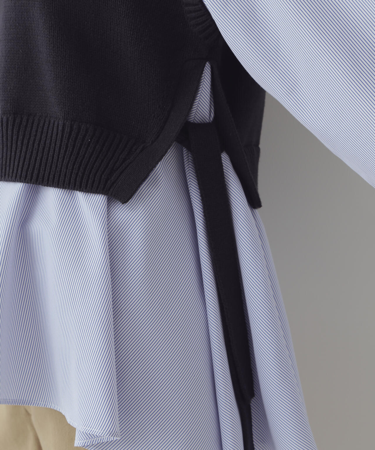 布帛コンビニットプルオーバー | human woman（ヒューマンウーマン