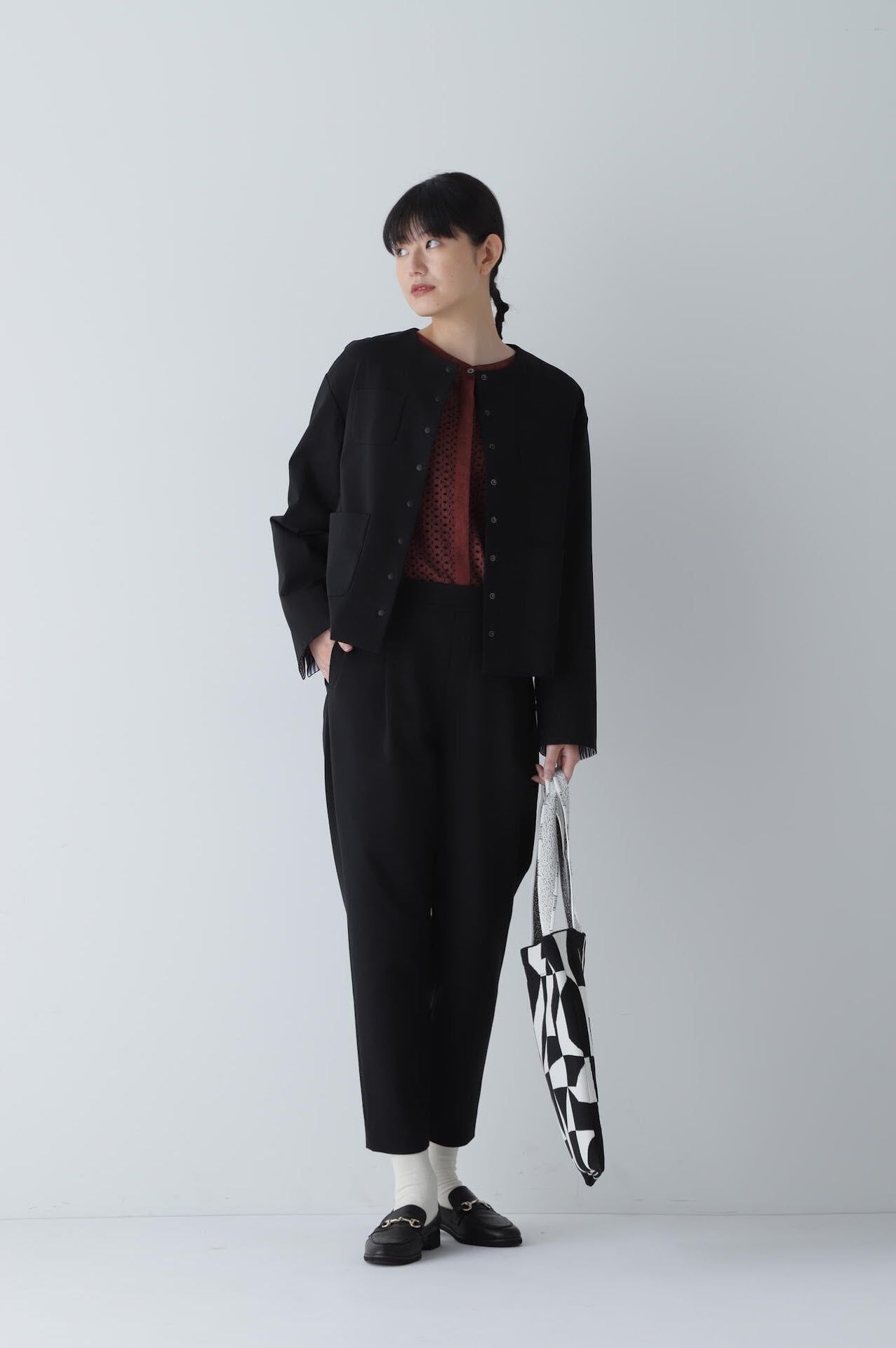 ヒューマンウーマン（HUMAN WOMAN）/◆ボリュームスリーブカットワークブラウス ボリュームスリーブカットワークブラウス | human woman（ヒューマン