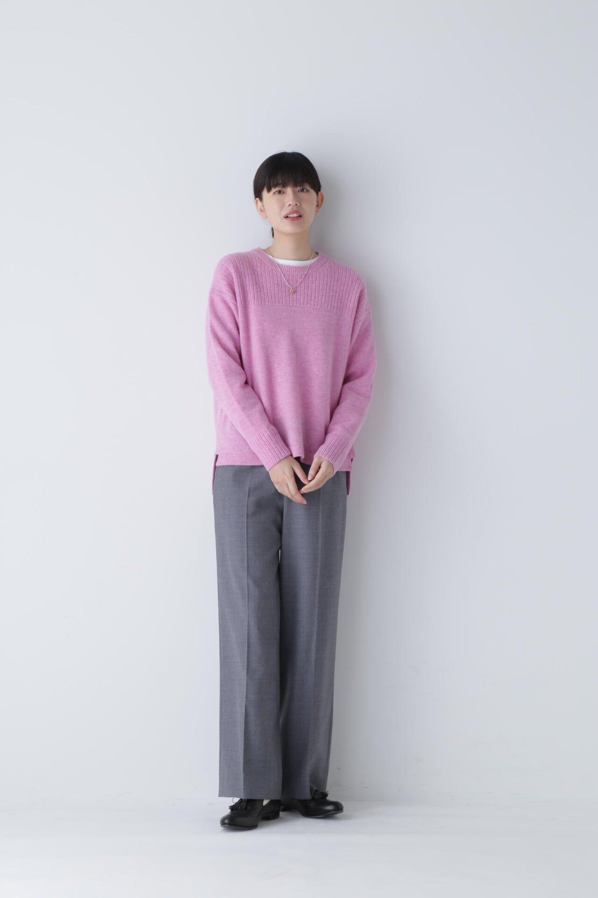 【WEB限定カラー・サイズ】センタープレスセミワイドパンツ