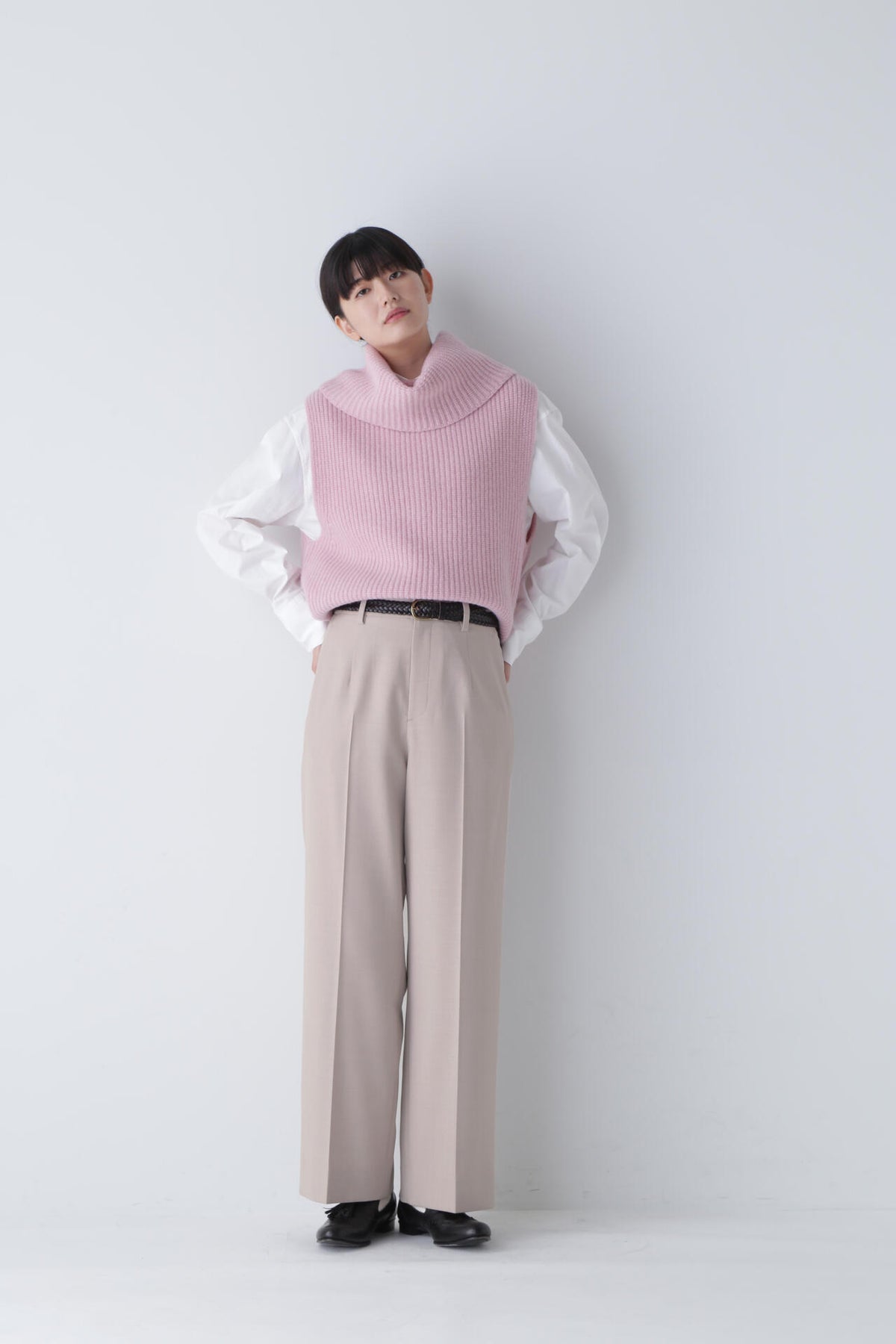 【WEB限定カラー・サイズ】センタープレスセミワイドパンツ