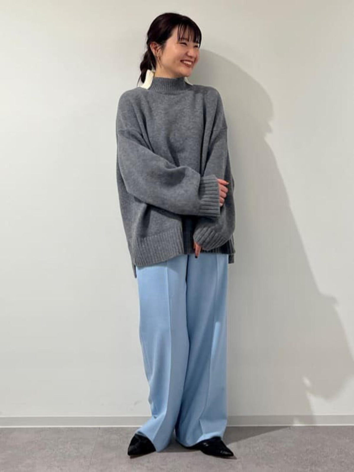 【WEB限定カラー・サイズ】センタープレスセミワイドパンツ