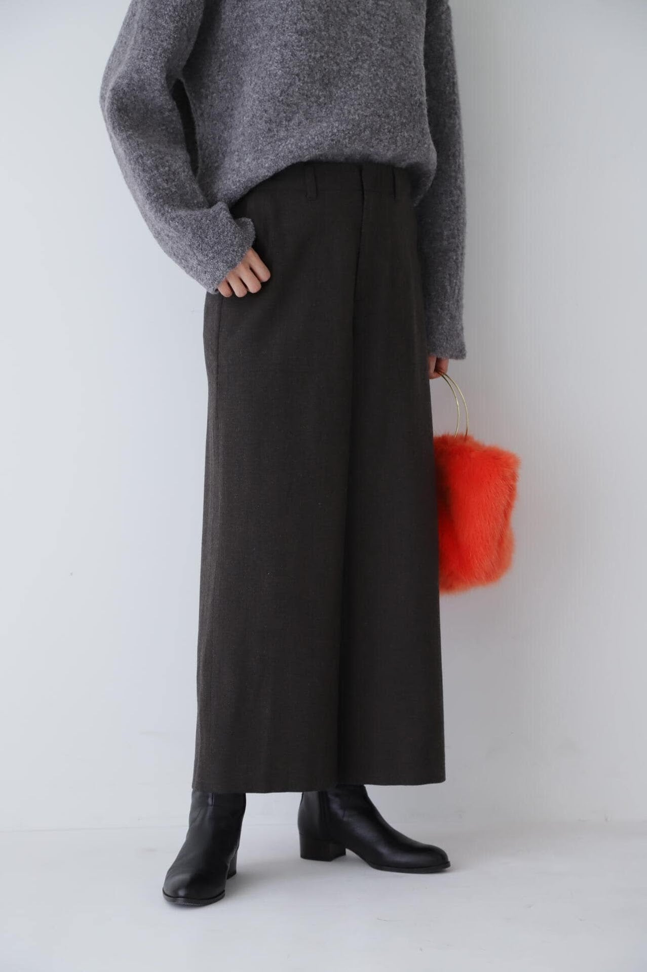 ヒューマンウーマン（human woman）/◆ＴＯＰツイルストレッチパンツ TOPツイルストレッチパンツ | human woman（ヒューマンウーマン