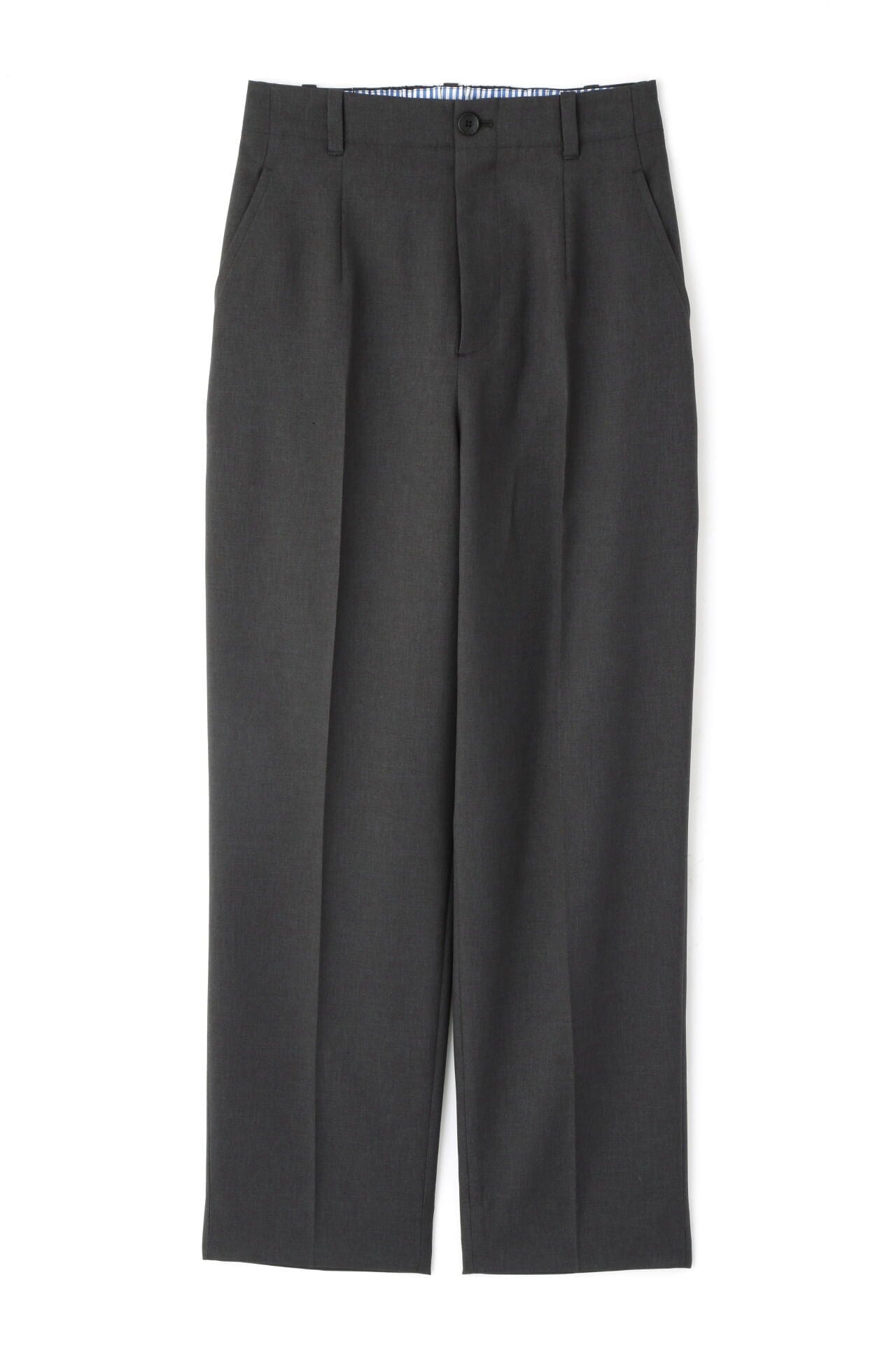 うーーる ウール調合繊ツイルパンツ | human woman（ヒューマンウーマン