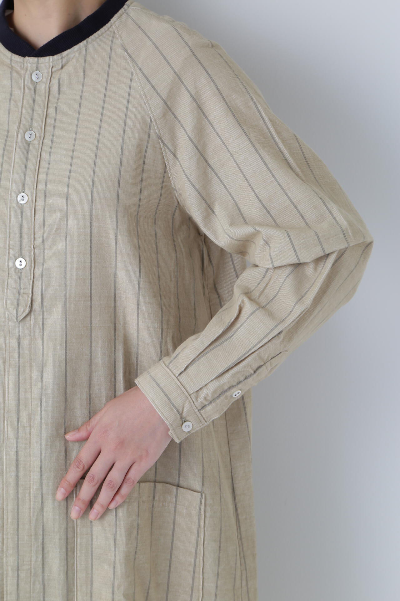 【WEB限定】NATICコーデュロイストライプワンピース