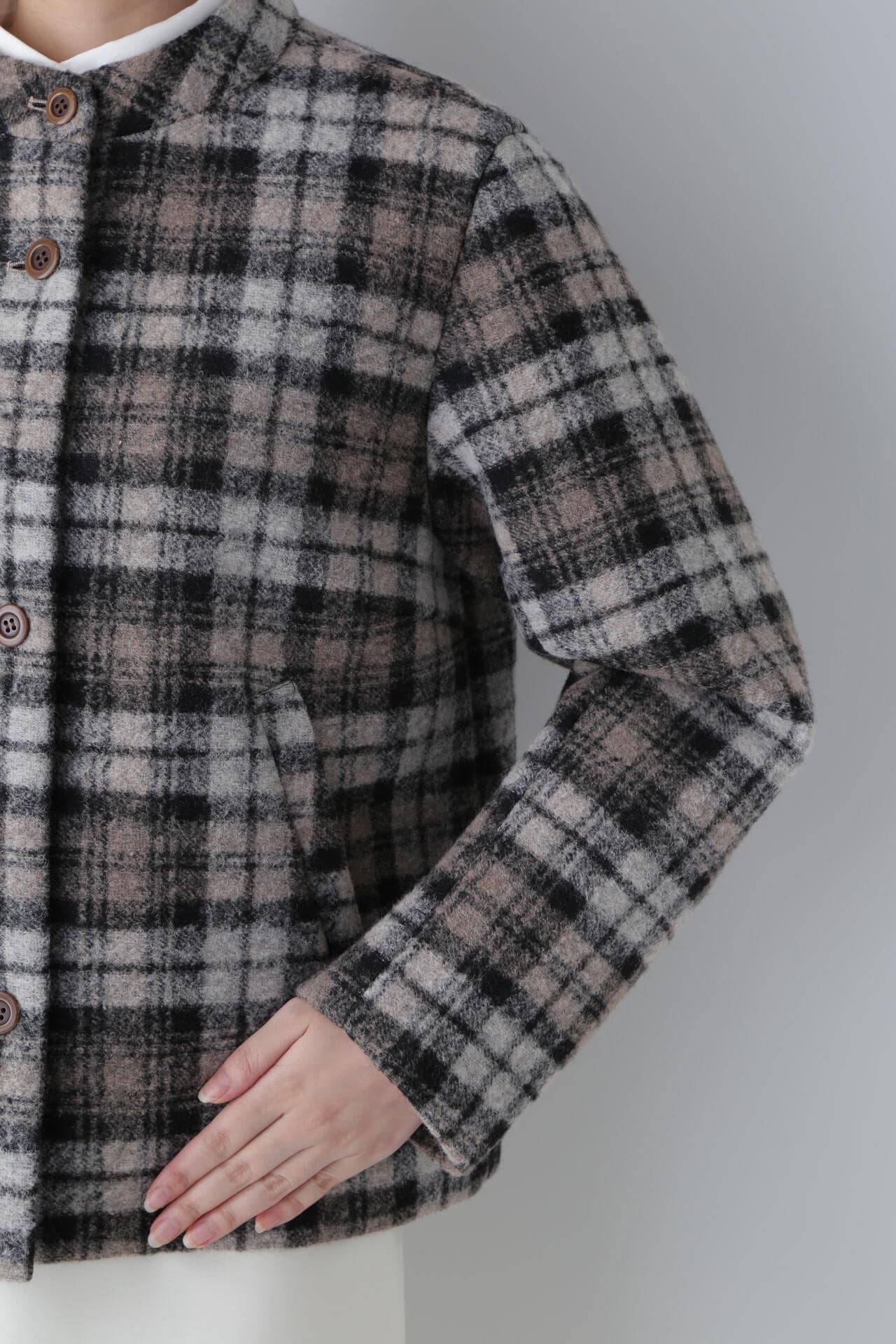 スライバーボンディングショートブルゾン | human woman（ヒューマン