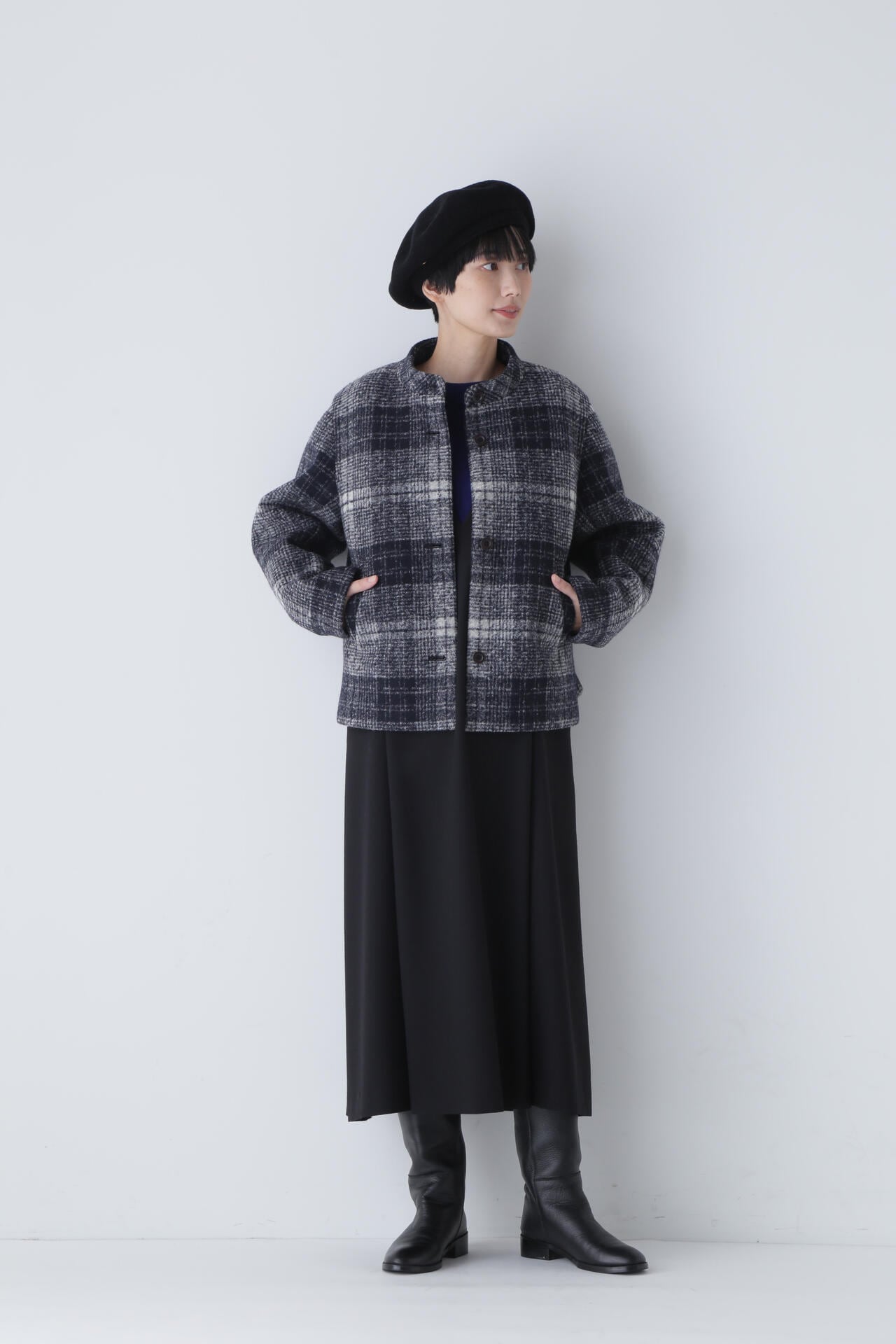 ヒューマンウーマン（HUMAN WOMAN）/◆スライバーボンディングショートブルゾン スライバーボンディングショートブルゾン | human woman（ヒューマン