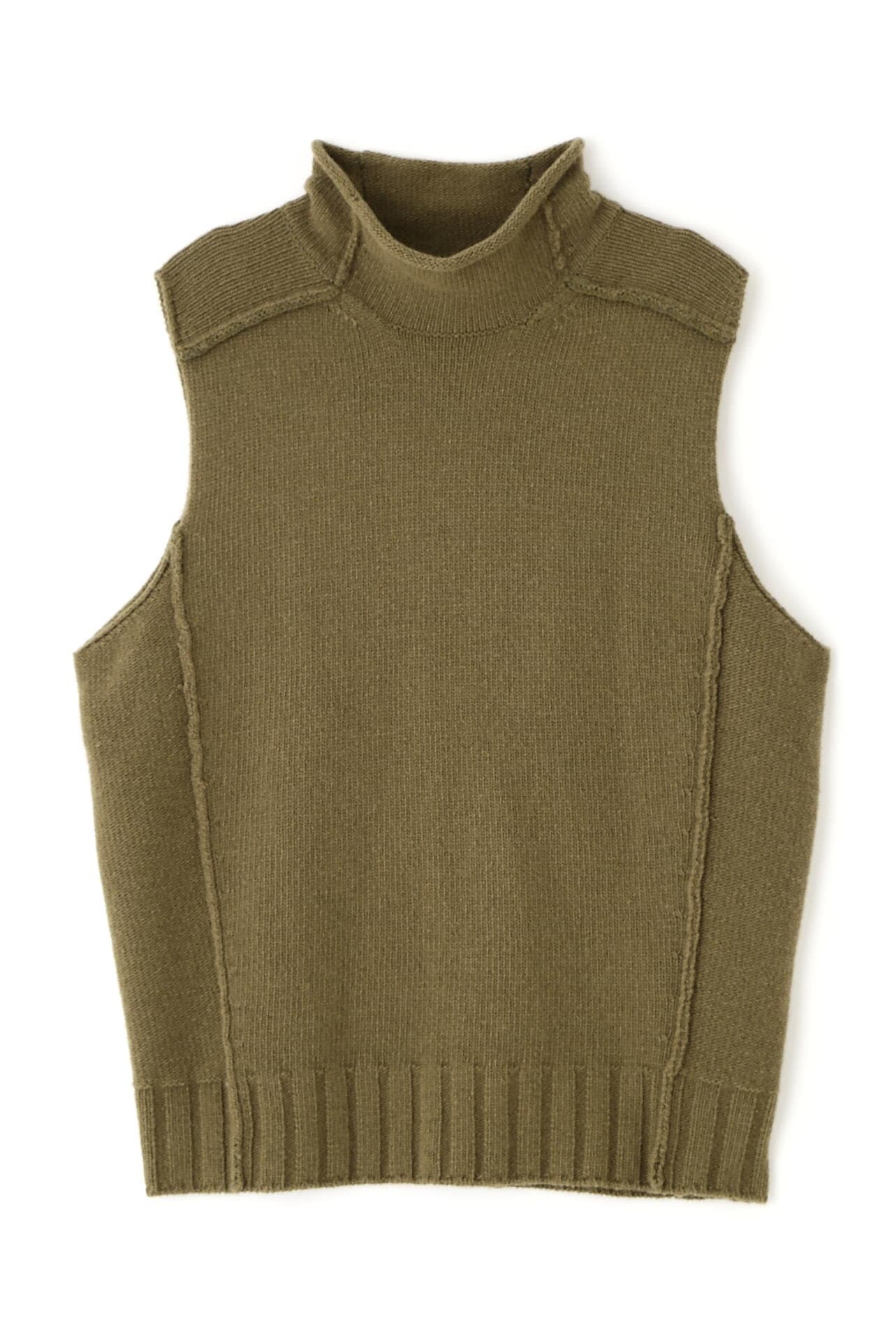 アウトリンキングハイネックベスト | human woman（ヒューマンウーマン