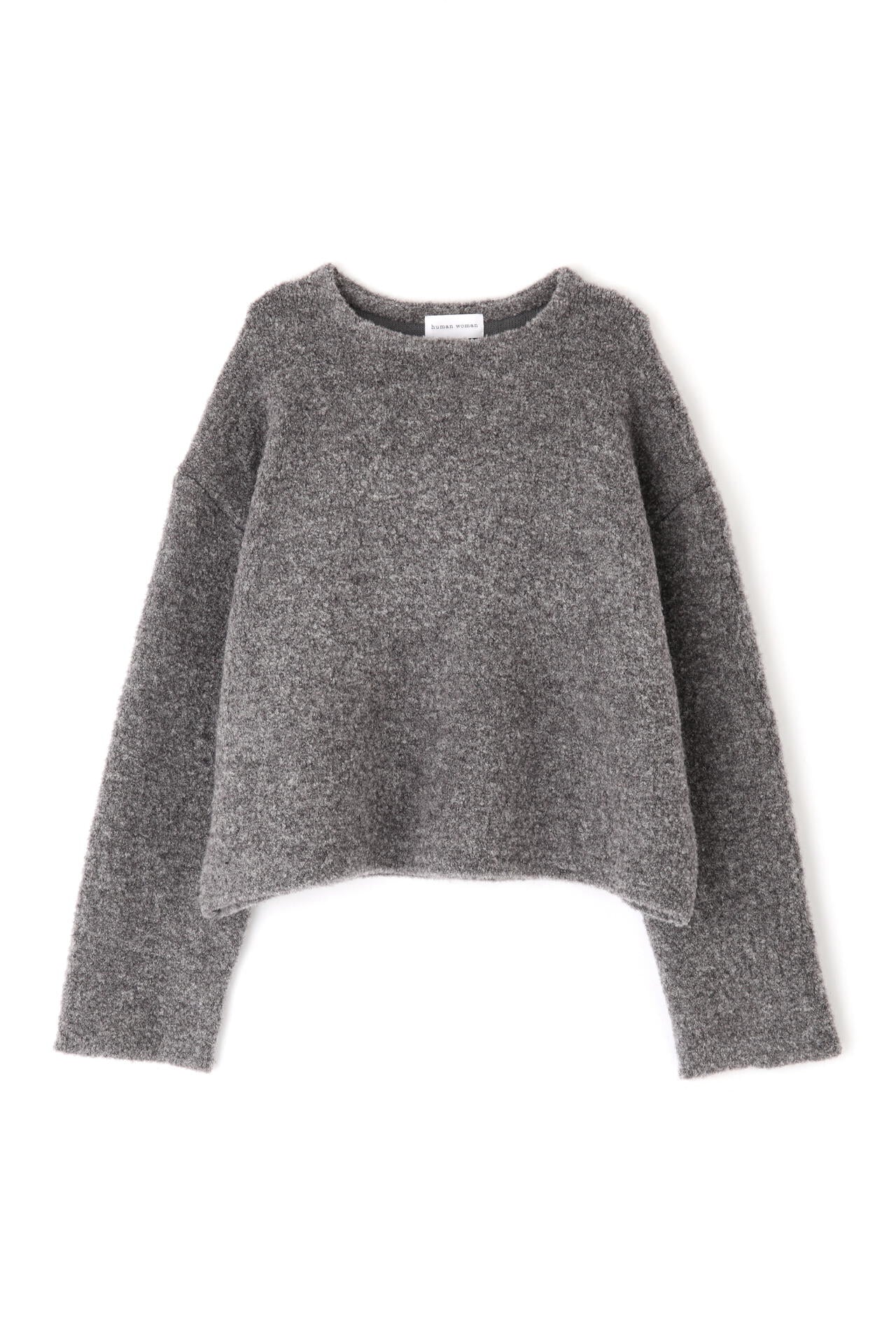 ヒューマンウーマン（HUMAN WOMAN）/◆接結ブークレニットプルオーバー 接結ブークレニットプルオーバー | human woman（ヒューマンウーマン
