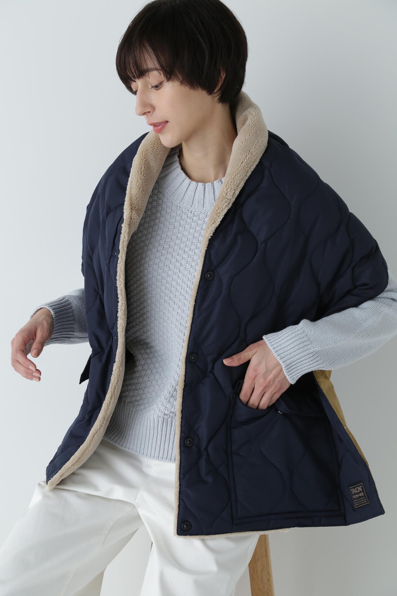 TAION】リバーシブルストール | human woman（ヒューマンウーマン