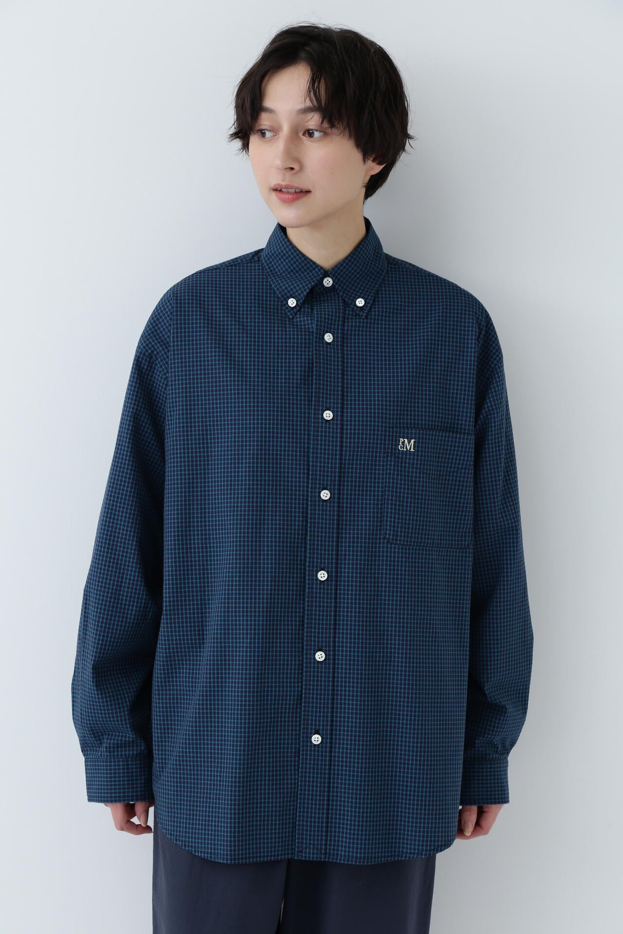 PARROTCANVASコラボ　ボタンダウンシャツ PARROTT CANVASコラボ】 ボタンダウンシャツ | human woman