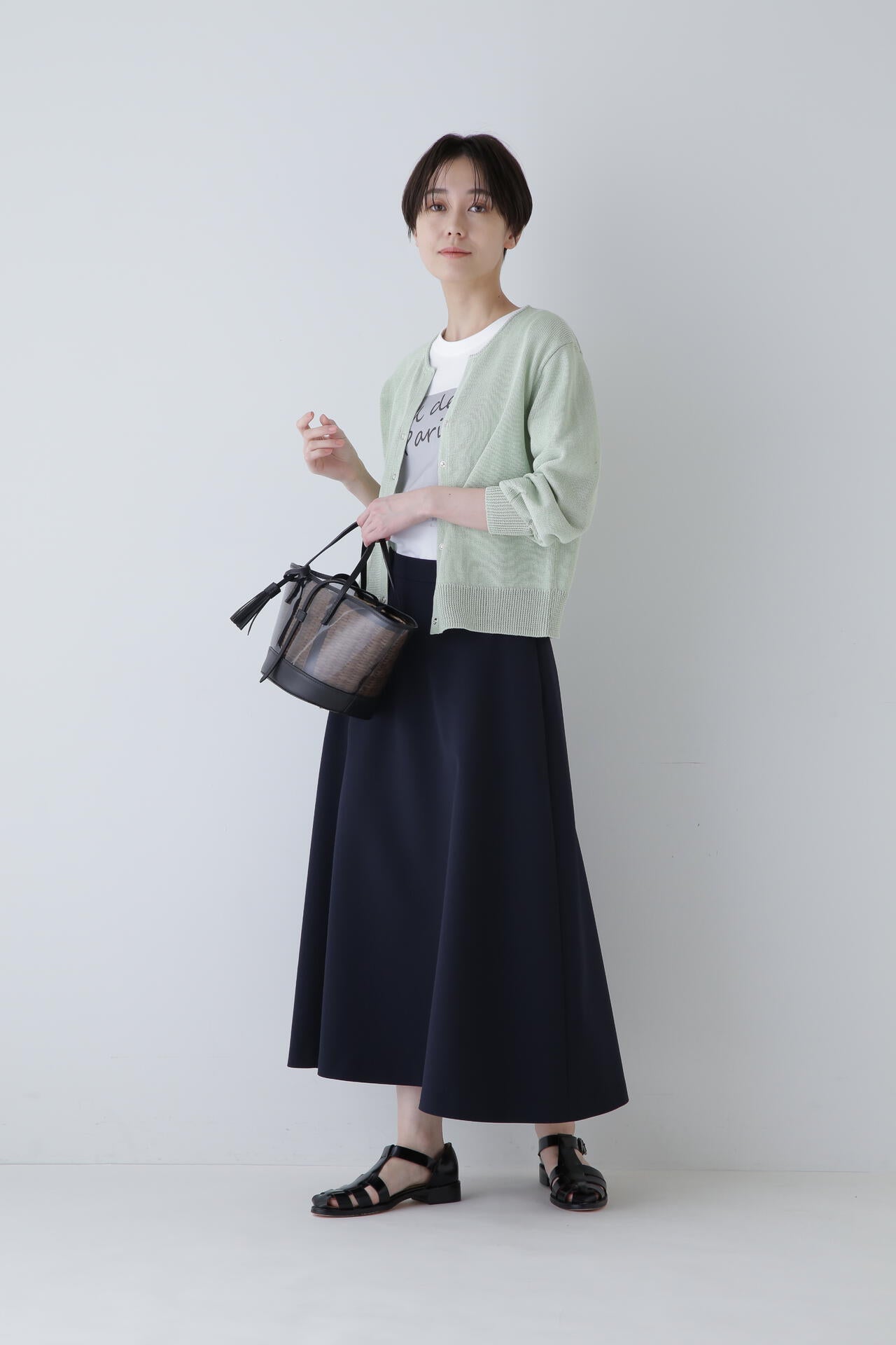 キルトジャガードフレアスカート | human woman（ヒューマンウーマン