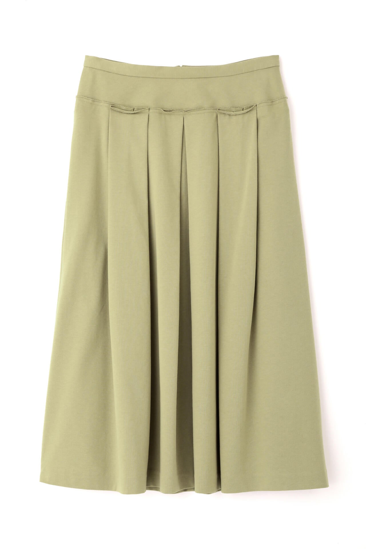 T/Cプレーティングタックスカート | human woman（ヒューマンウーマン