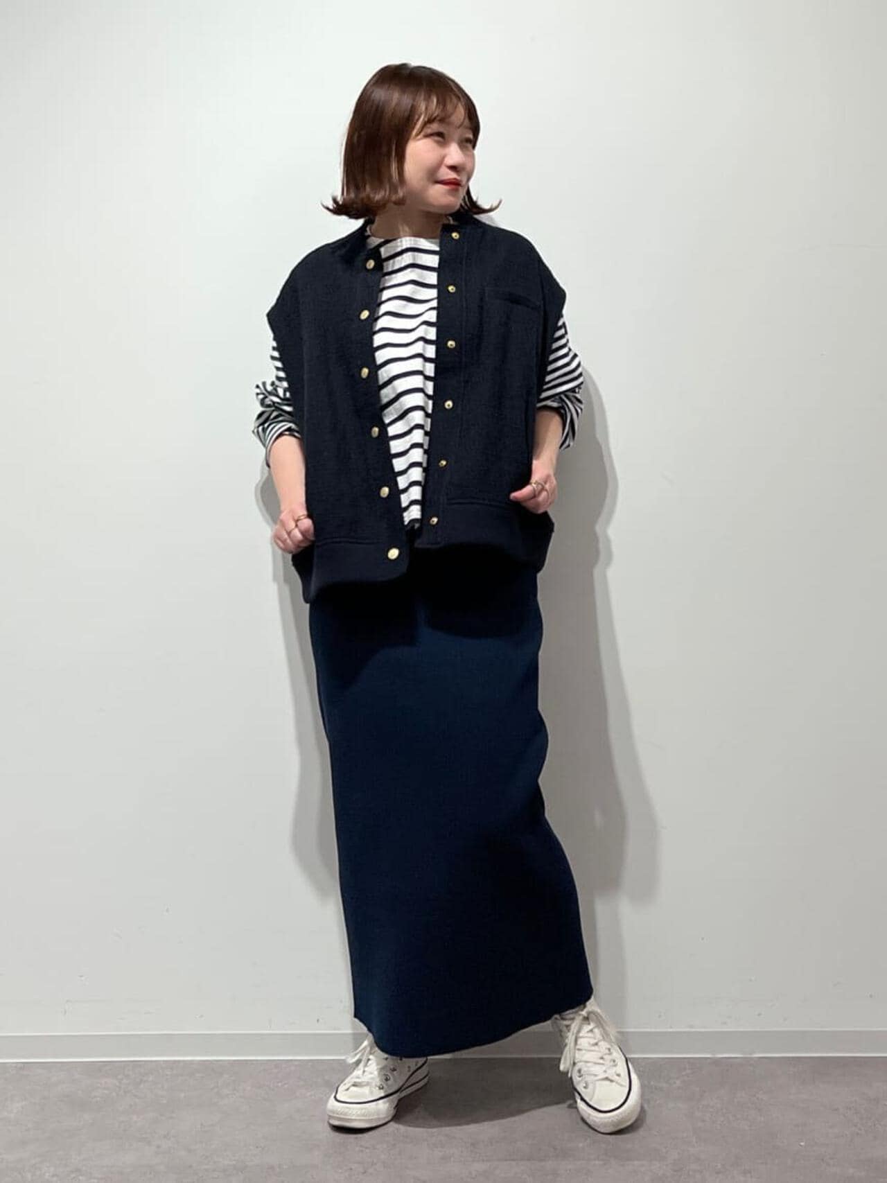 リブニットスカート | human woman（ヒューマンウーマン） ｜【公式