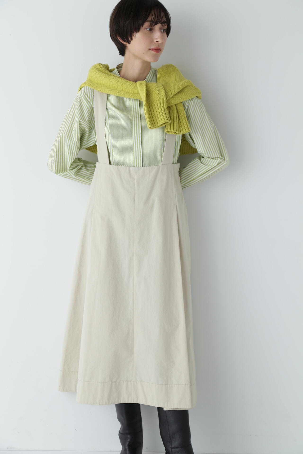 ヒューマンウーマン（HUMAN WOMAN）/コットンウェザーワッシャーワンピース コットンウェザーワッシャーワンピース | human woman（ヒューマン