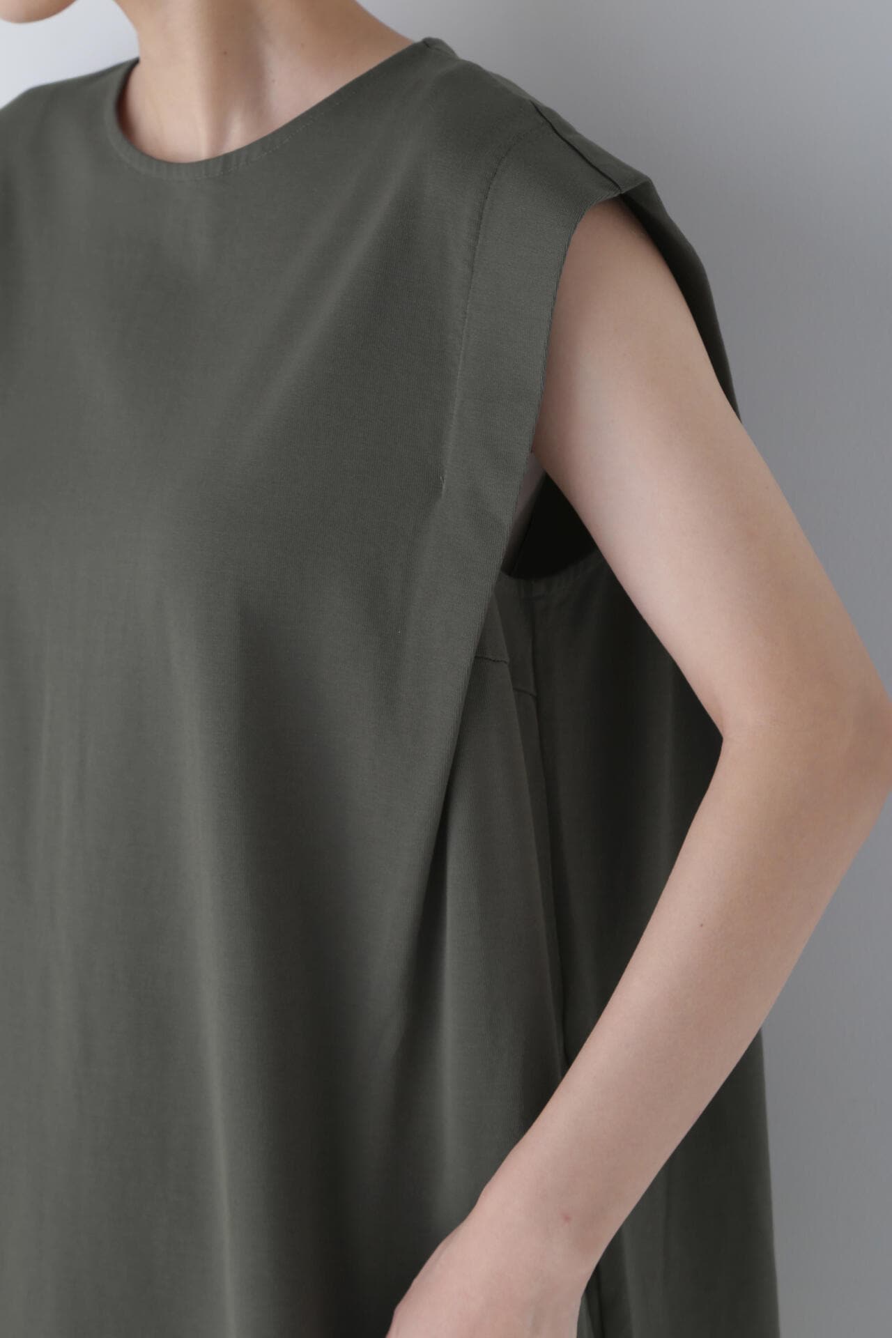 引き揃え天竺ワンピース | human woman（ヒューマンウーマン