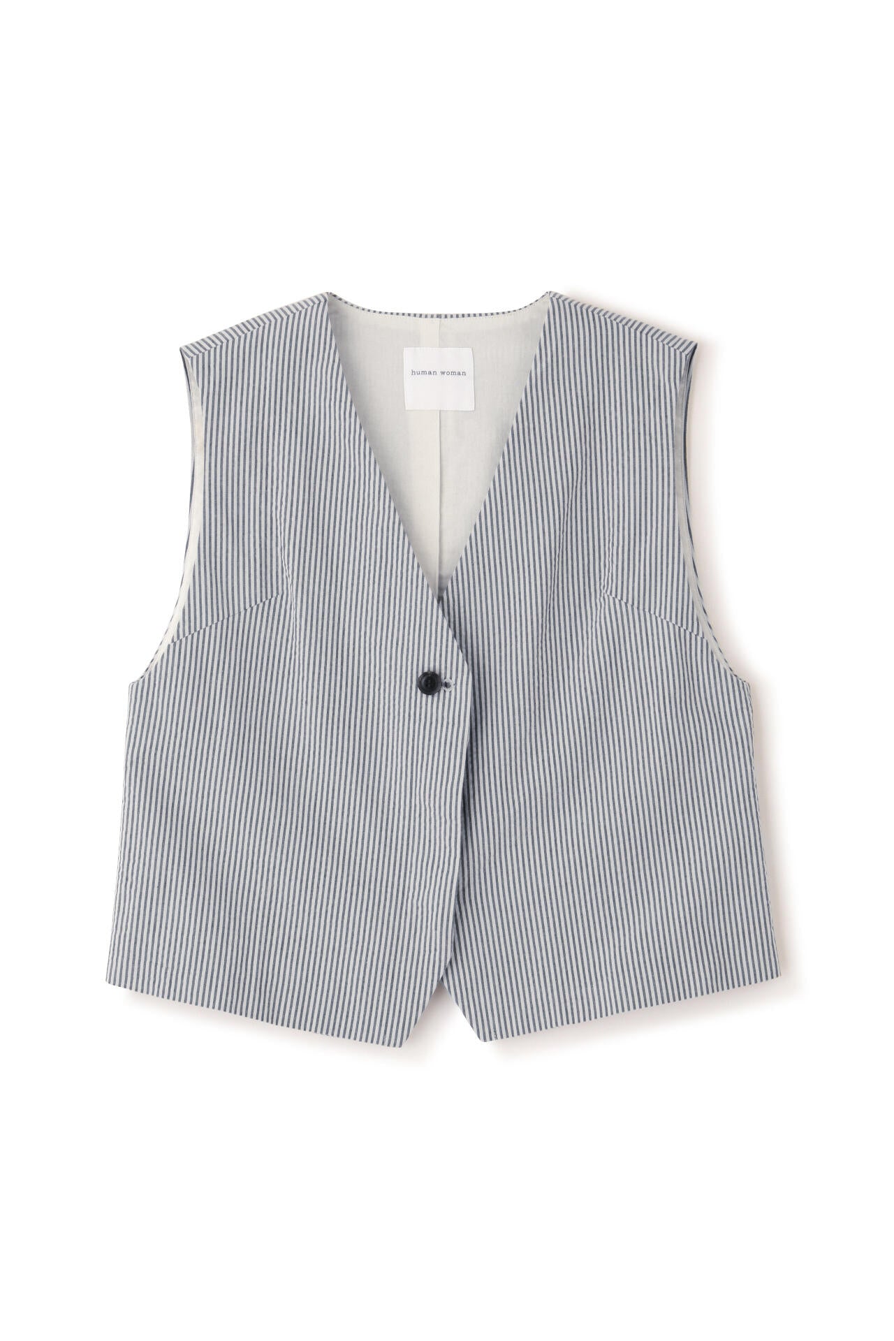 サッカーストライプベスト | human woman（ヒューマンウーマン