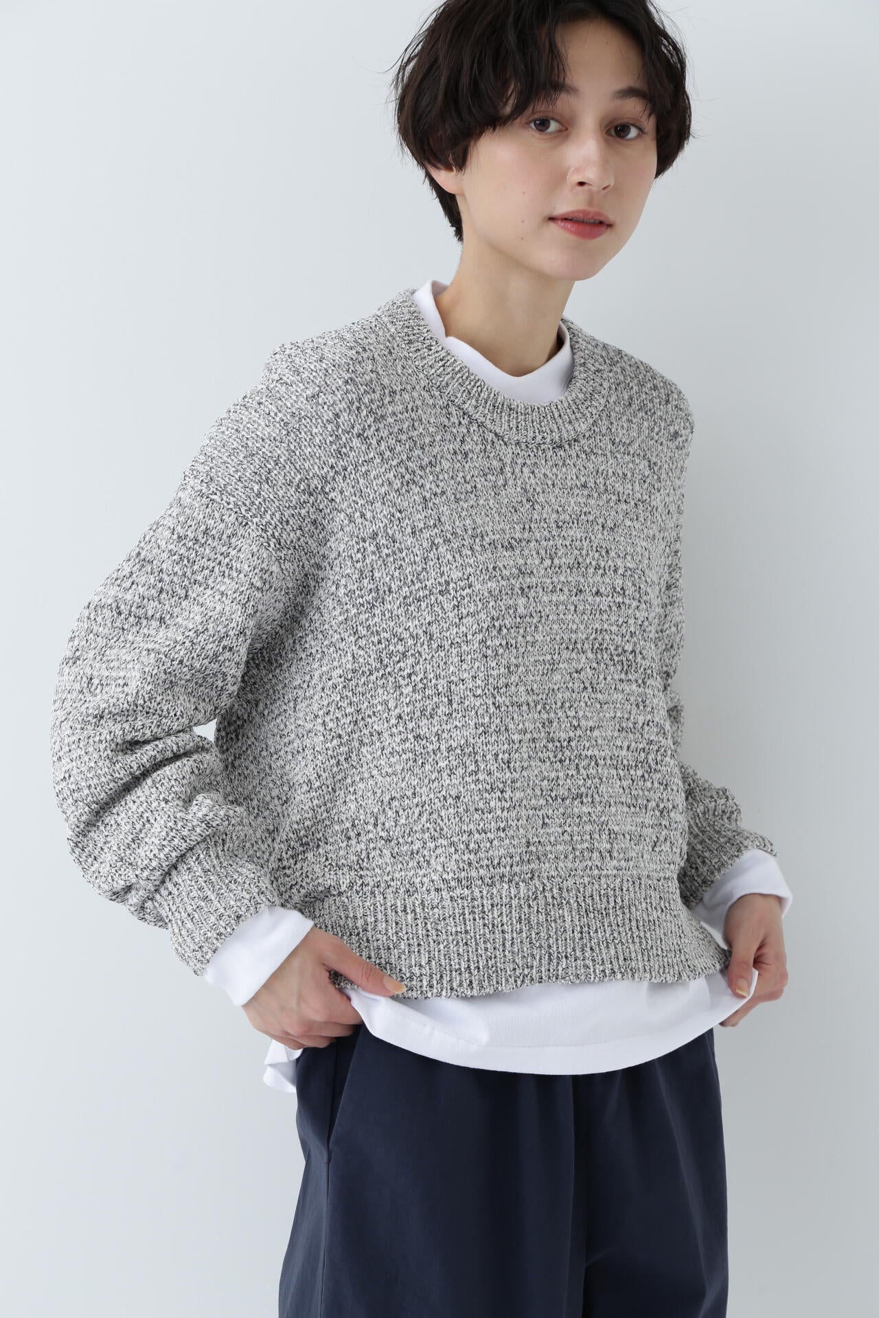 カラーミックスニット | human woman（ヒューマンウーマン） ｜【公式