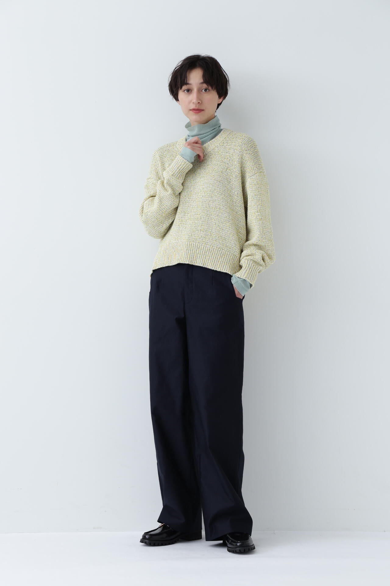 カラーミックスニット | human woman（ヒューマンウーマン） ｜【公式