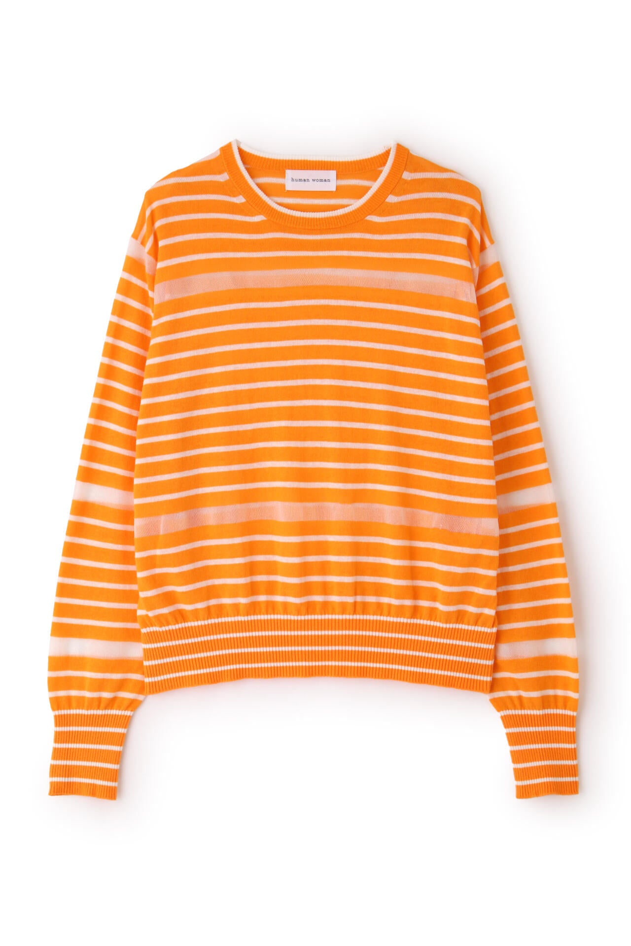 シアーボーダーニット | human woman（ヒューマンウーマン） ｜【公式