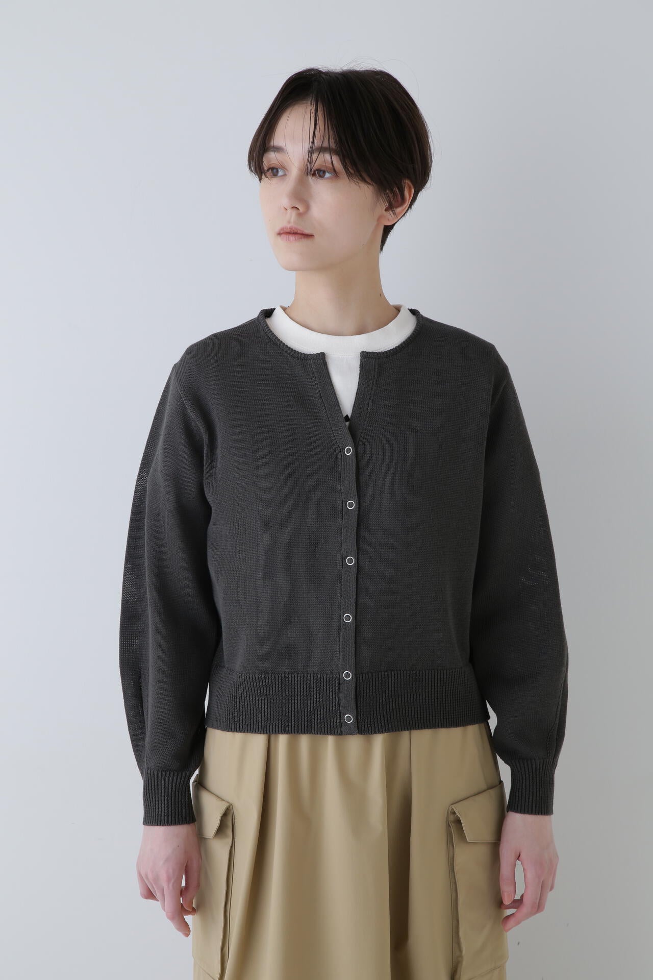 WEB限定カラー】ミドルゲージギマカーディガン | human woman